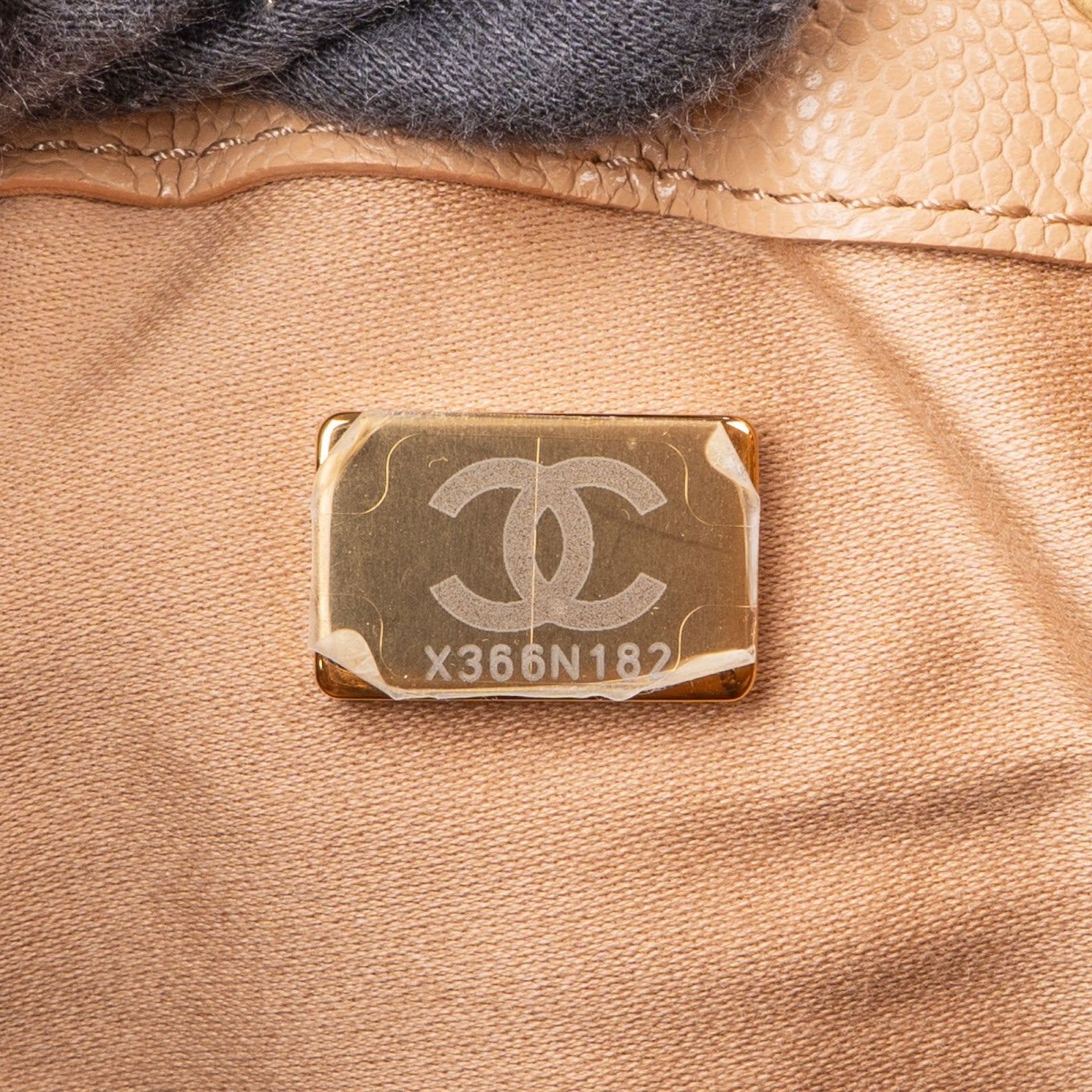 Chanel 25 Medium Quilted Caviar Leather CC Drawstring Shoulder Bag