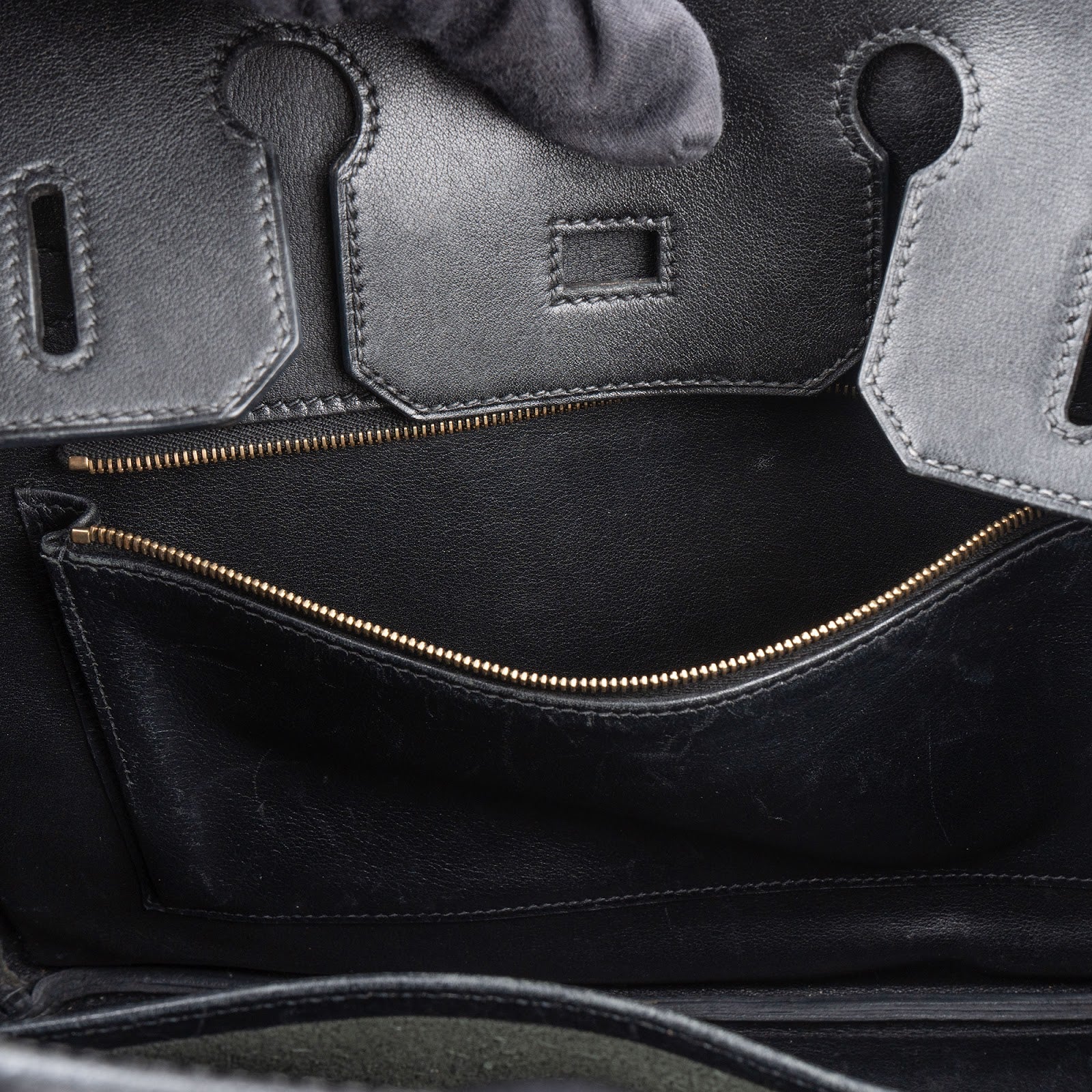 Hermès Noir Swift Leather Birkin 30 Handbag