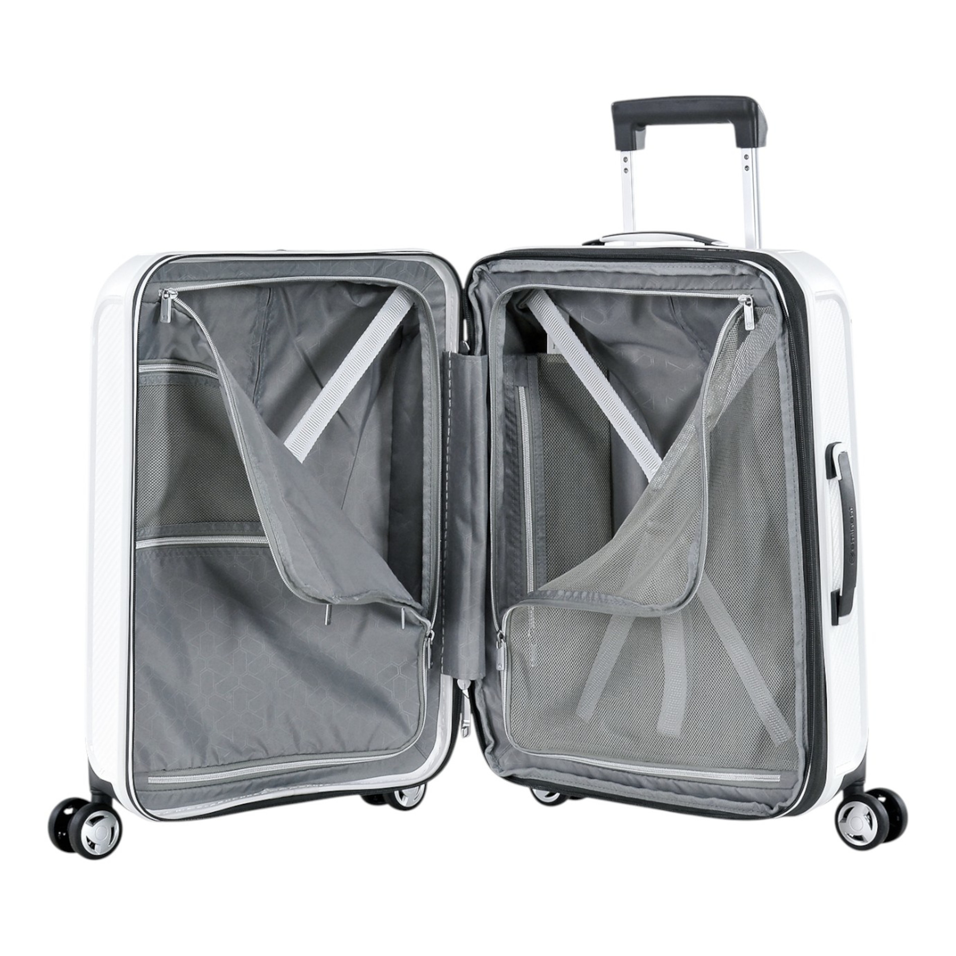 AEGIS Handgepäck (55 cm) erweiterbar - weiß