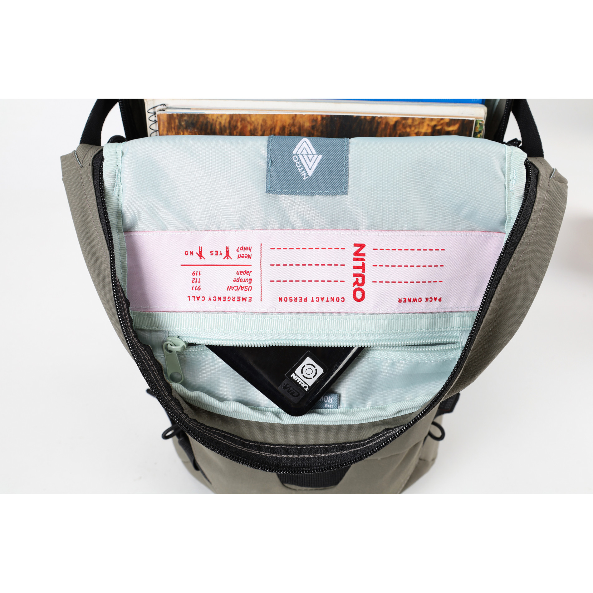 Snowboardrucksack ROVER 14 - Waxed Lizard