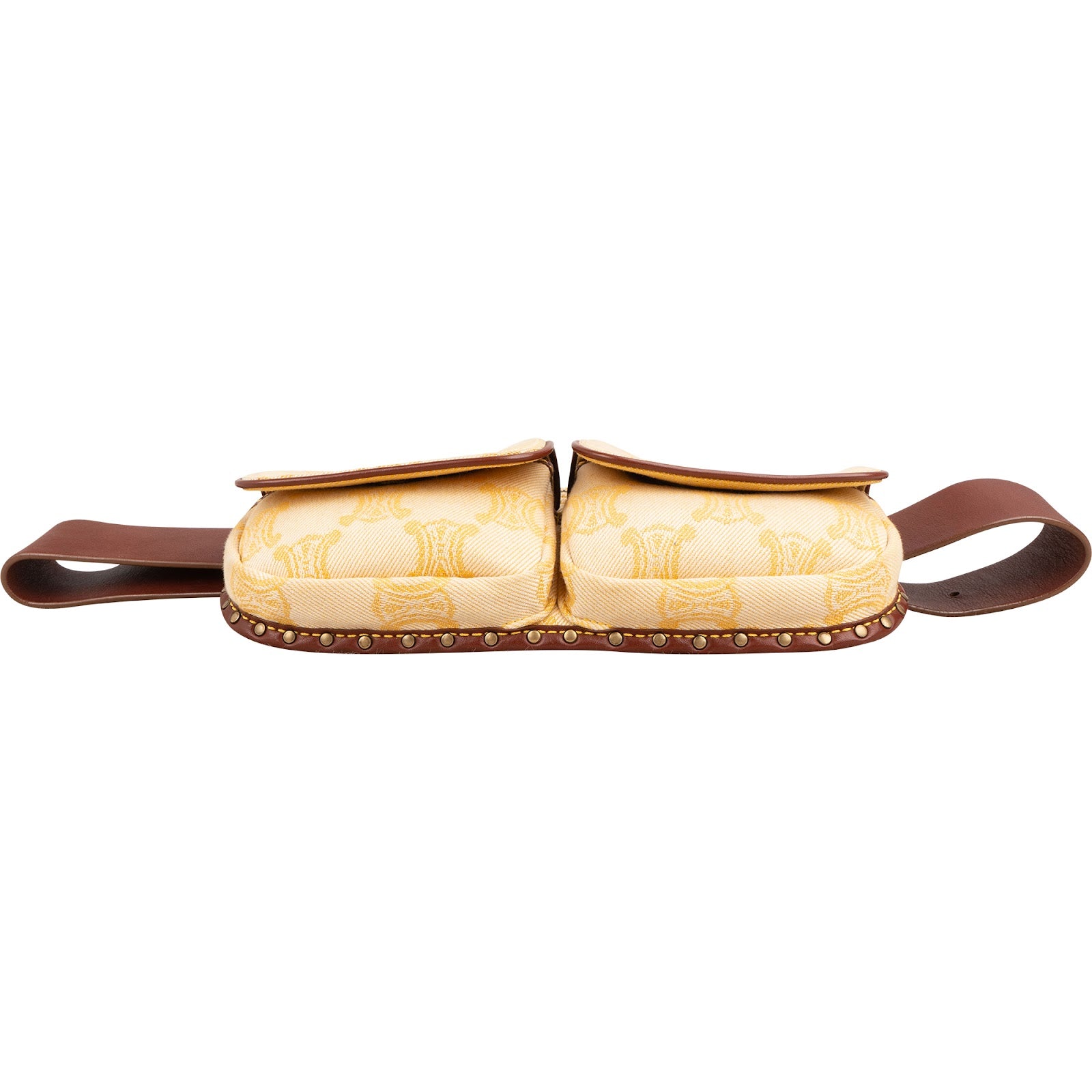 Celine - Triomphe Double Pocket Belt Crossbody Bag