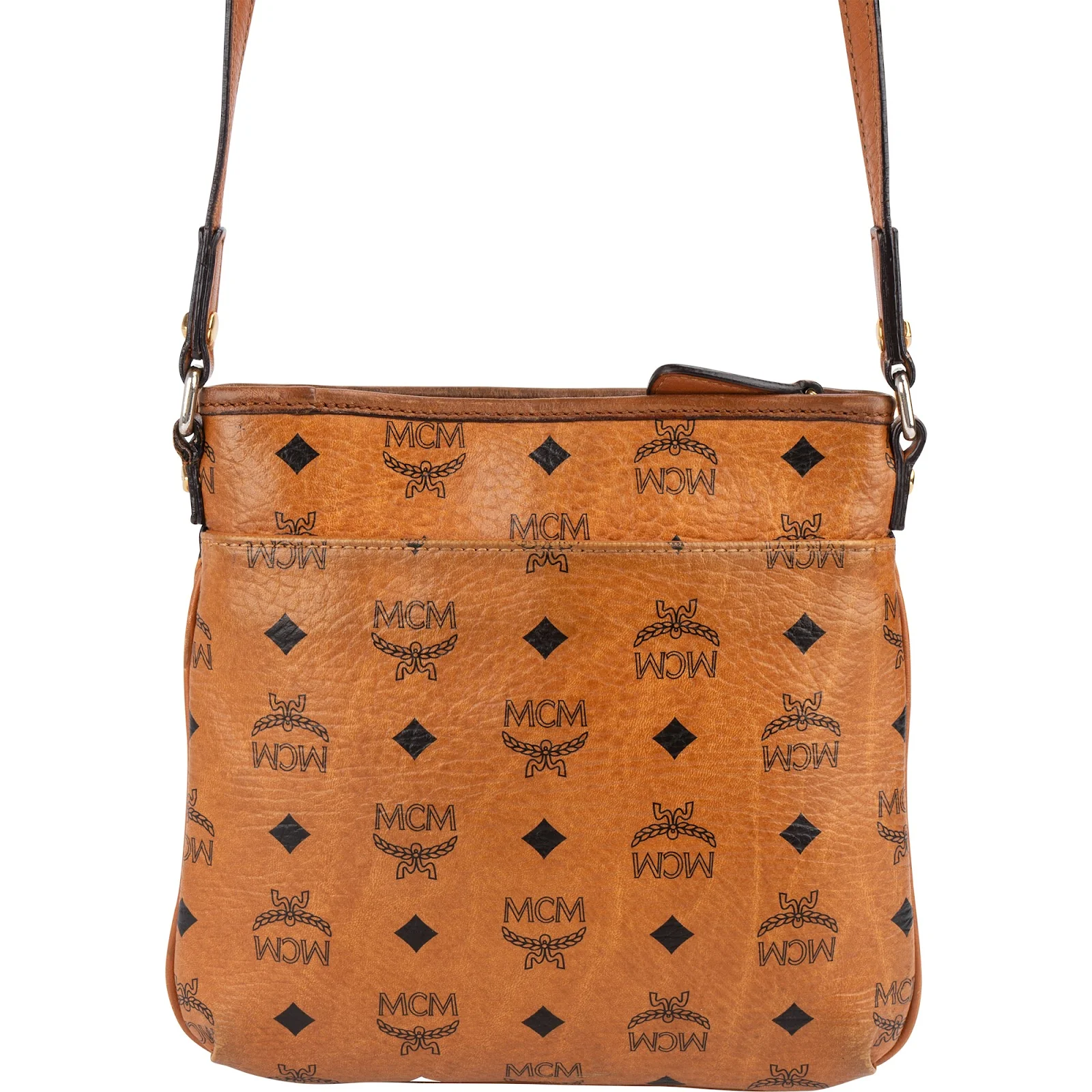 MCM Monogram Visetos Small Crossbody Bag