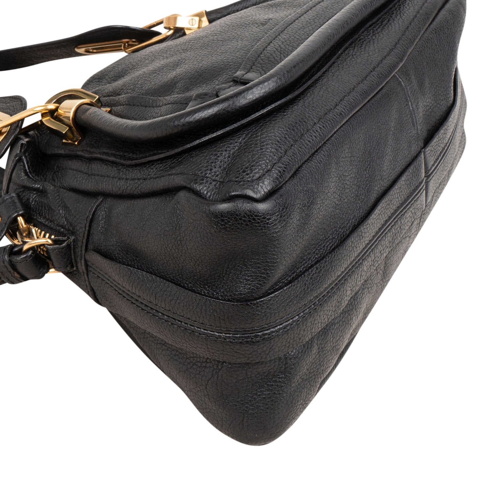 Chloé Grained Leather Paraty Shoulder Bag