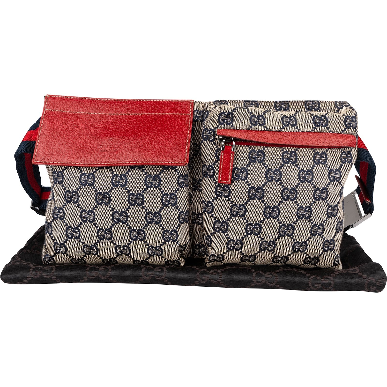 Borsa a tracolla GUCCI con cintura Monogram GG