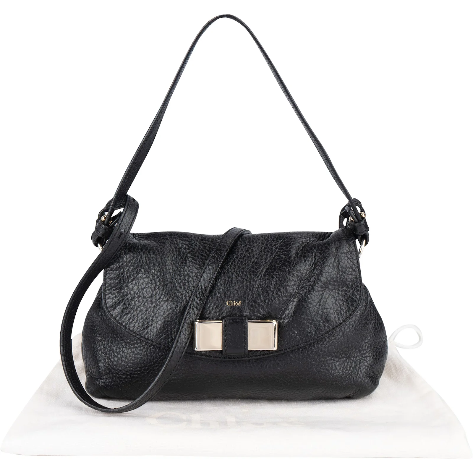 Chloé Grained Leather Lily Crossbody Bag