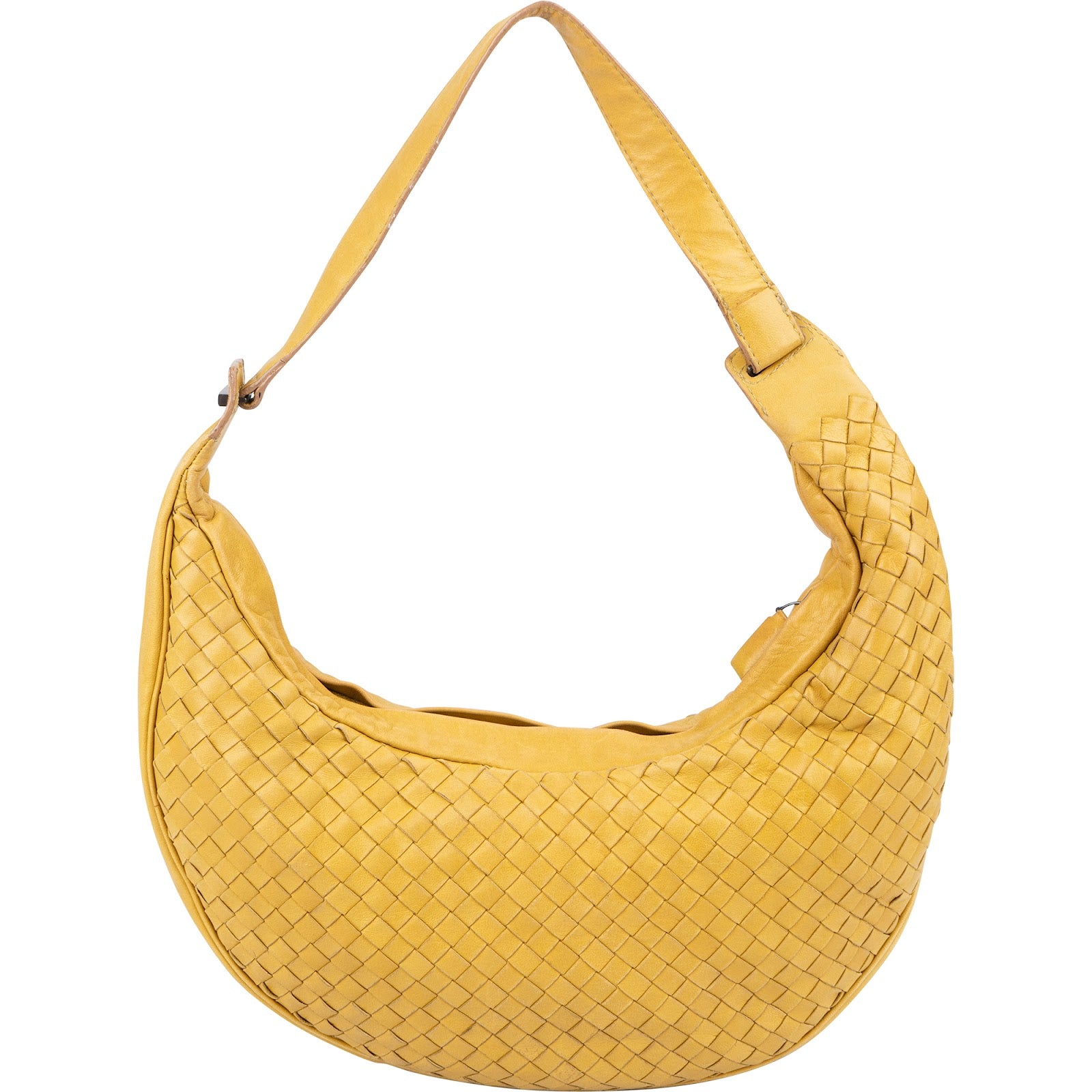 Bottega Veneta Intrecciato Leather Crescent Hobo Shoulder Bag
