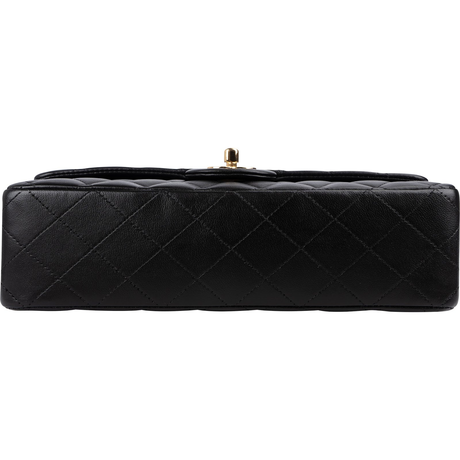 Chanel Quilted Lambskin Medium Double Flap Shoulder Bag