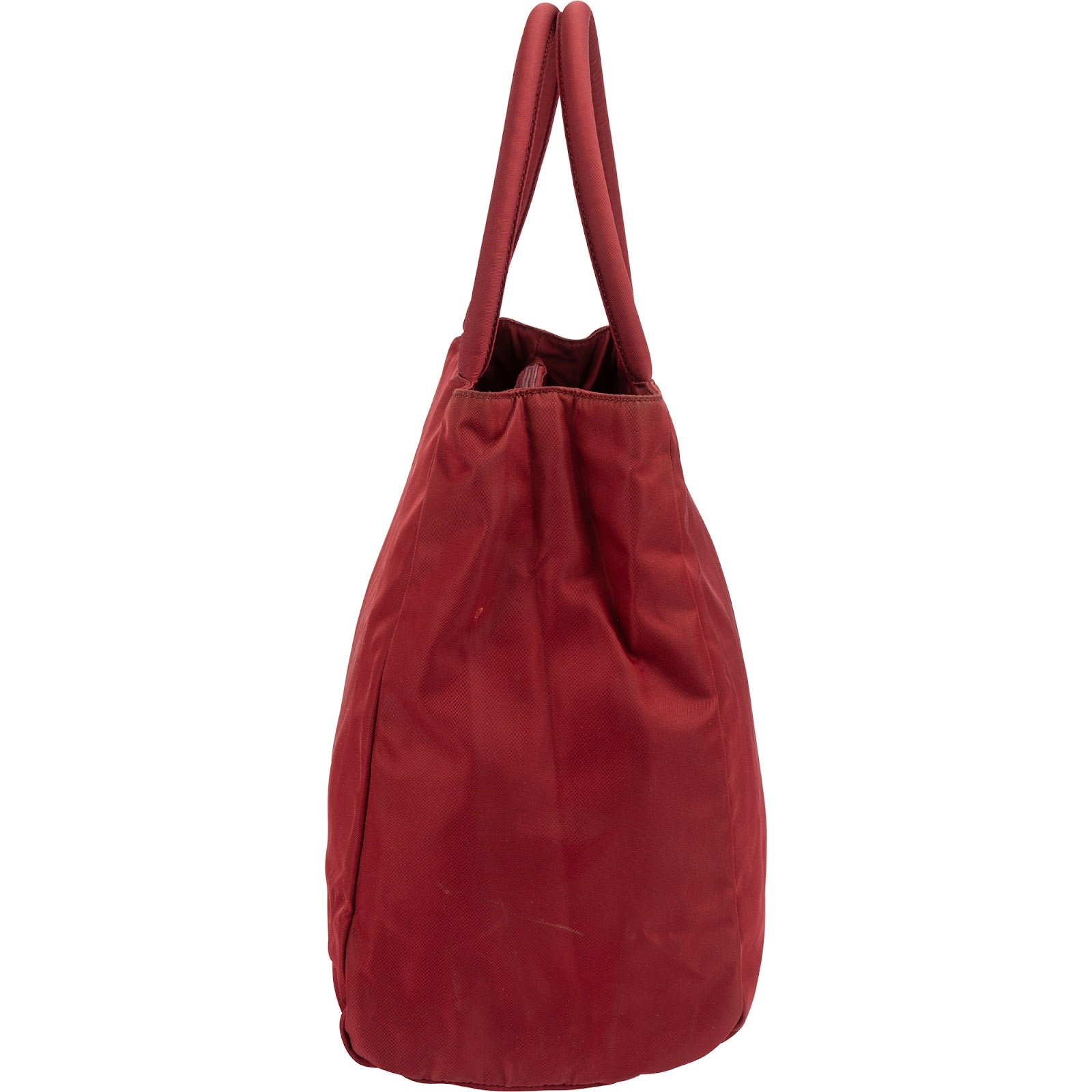 Prada Red Tessuto Handbag