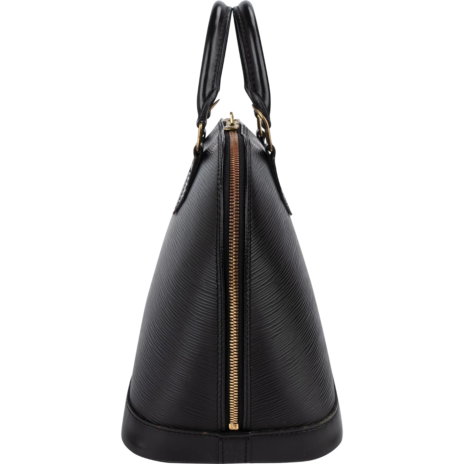 Louis Vuitton Noir Epi Leather Alma PM Handbag