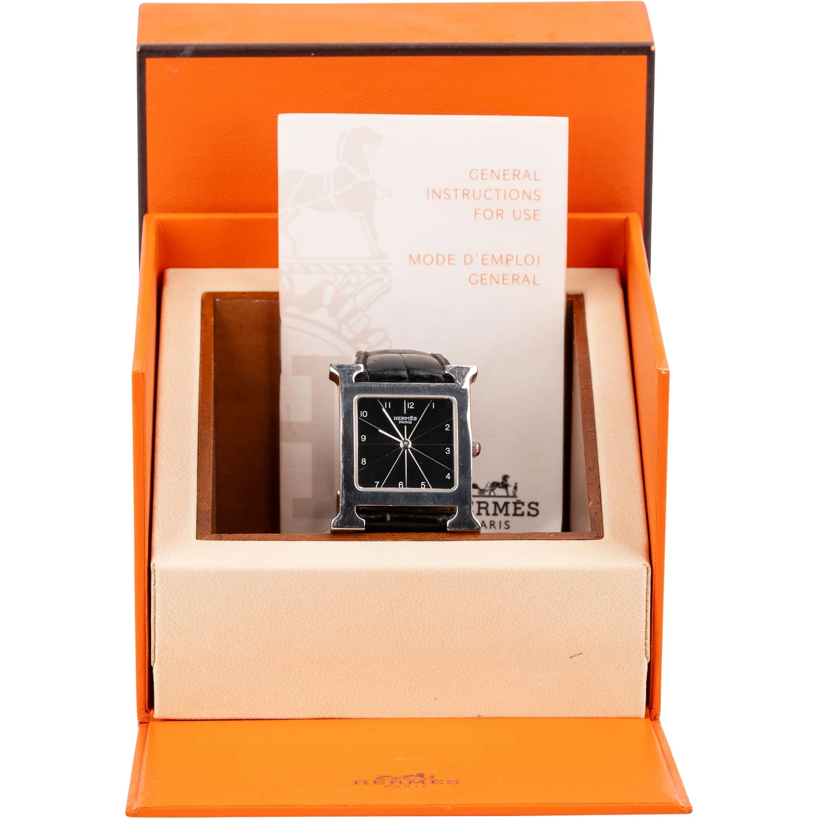 Hermès Silver Tone Heure H H1.510 Women Watch