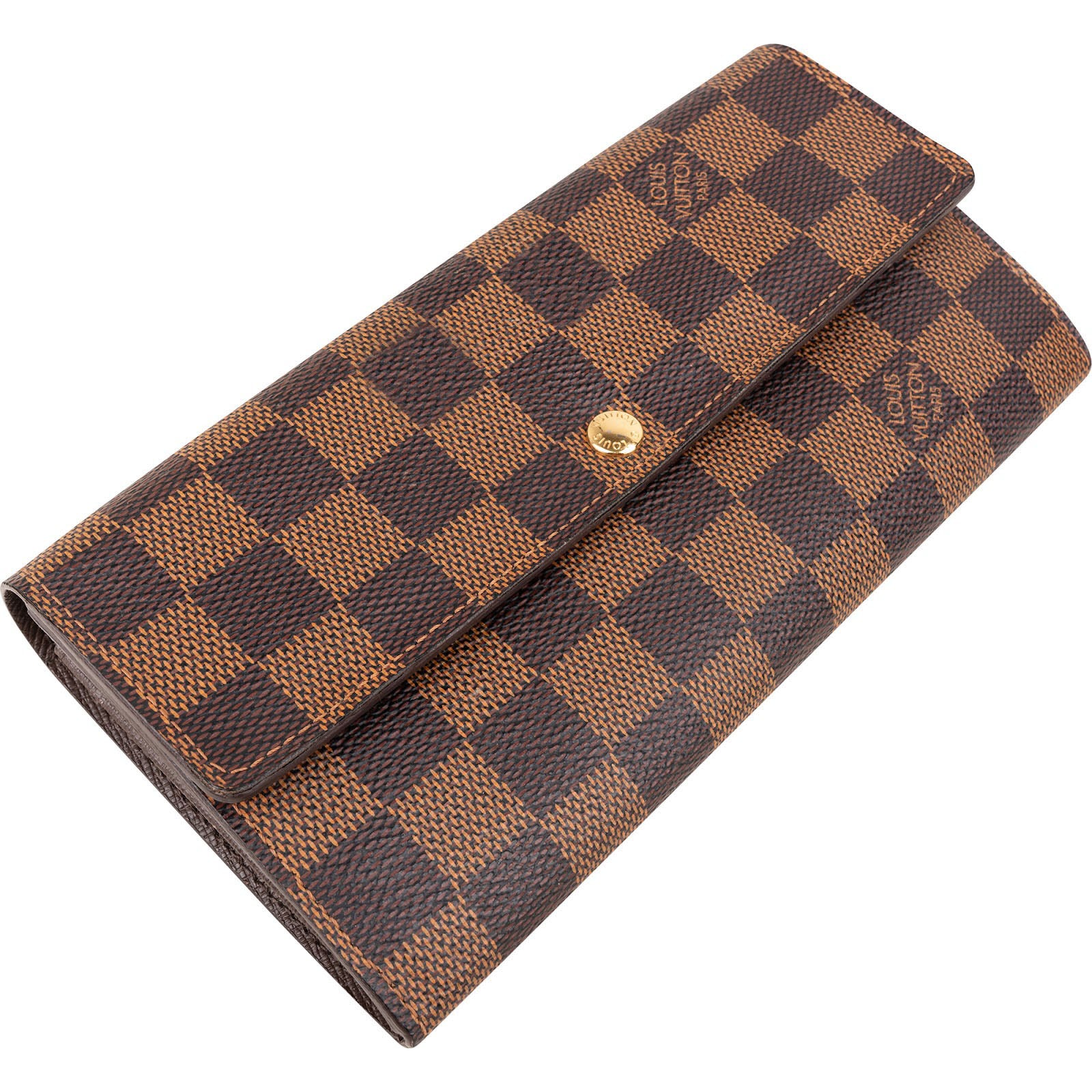 Louis Vuitton Monogram Damier Ebene Sarah Wallet
