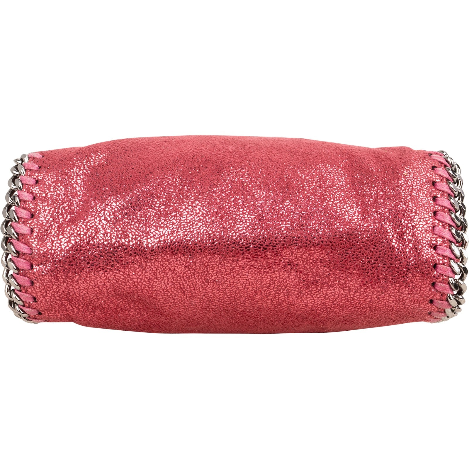 Stella McCartney Metallic Shaggy Small Falabella Fold Over Crossbody Bag