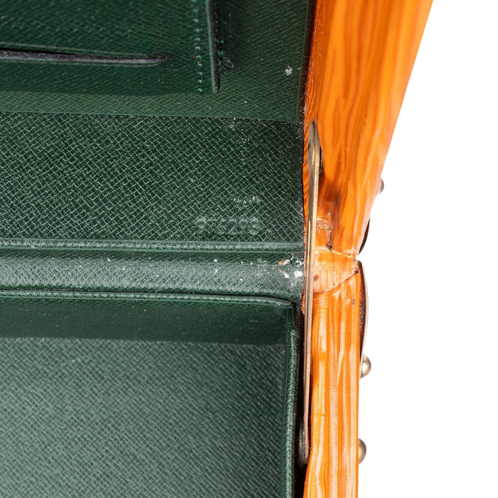 Louis Vuitton Cognac Epi Leather Président Aktenkoffer