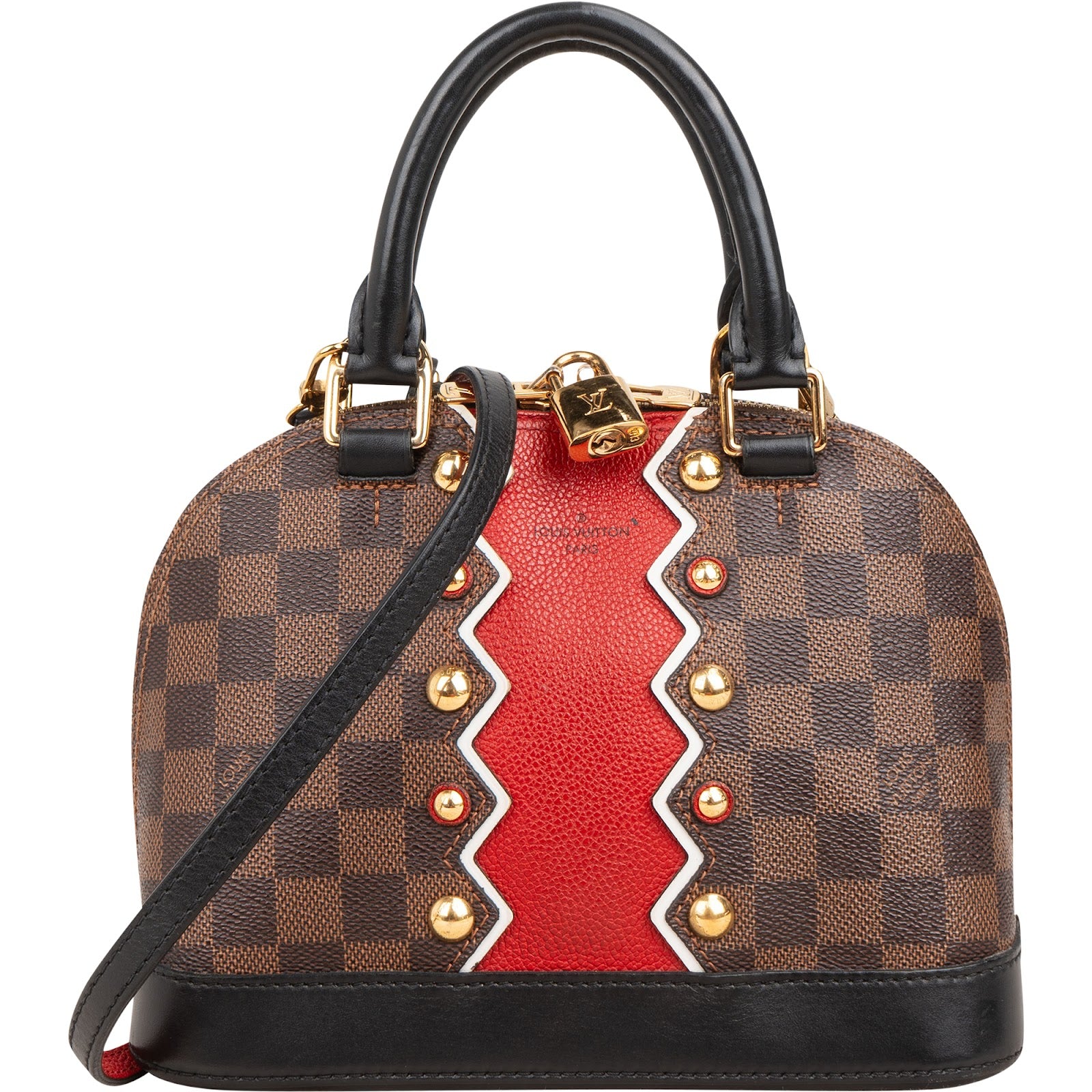 Louis Vuitton Limited Edition Monogram Damier Ebene Karakoram Alma BB Handbag