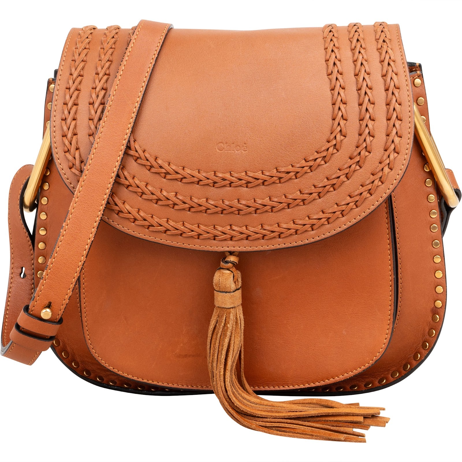 Chloé Leather Hudson Tassel Crossbody Bag