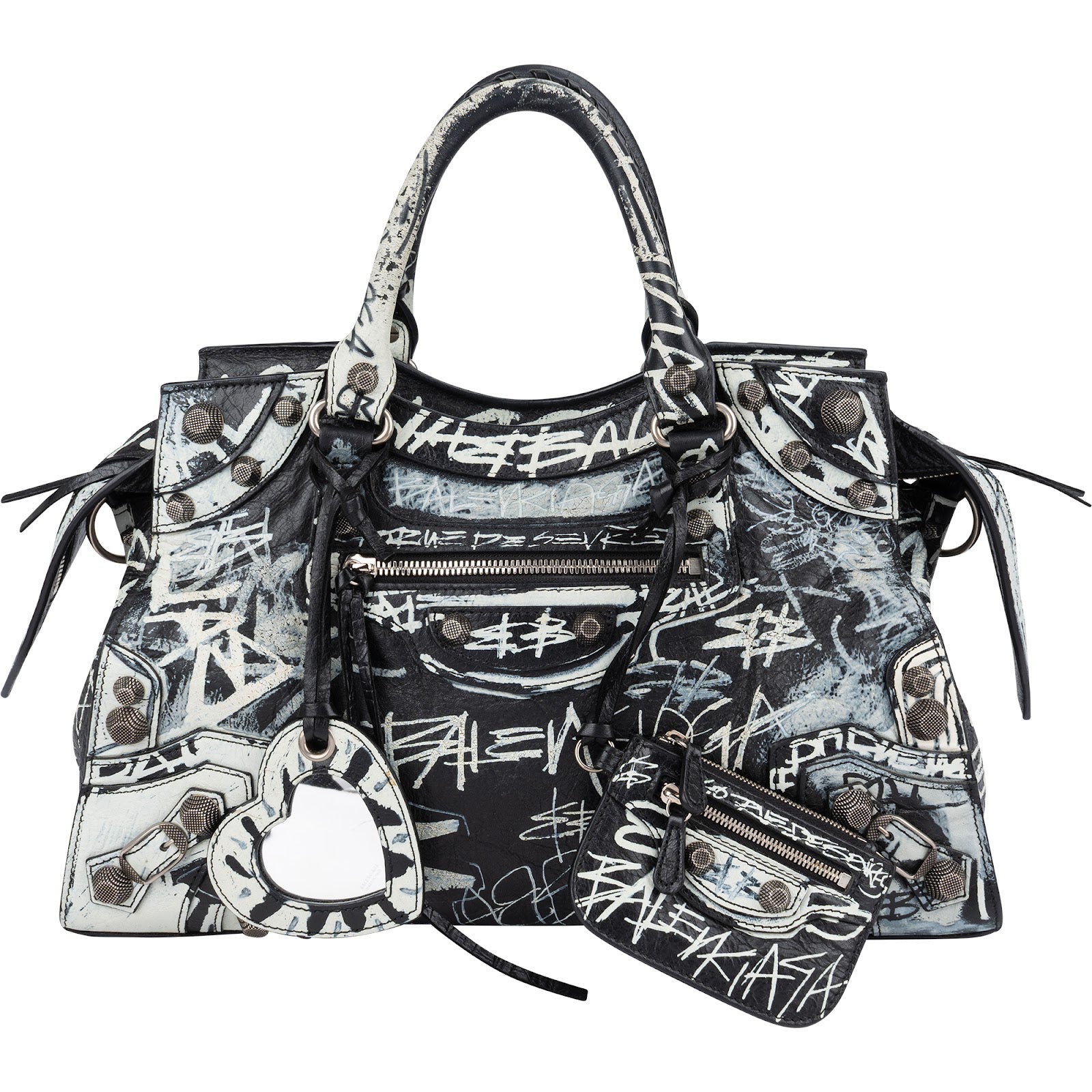 Balenciaga - Graffiti Neo Cagole City Handbag