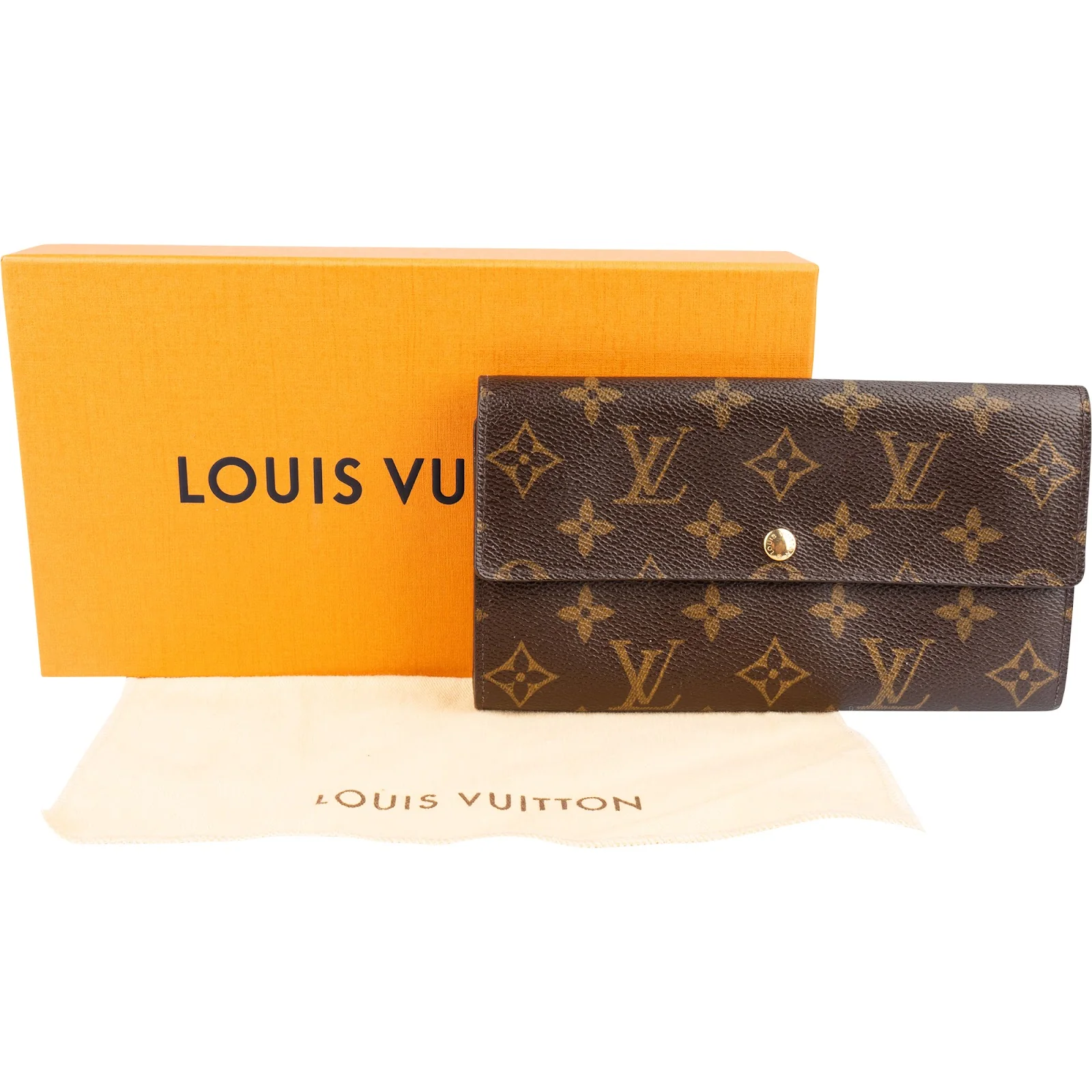 Louis Vuitton Monogram Canvas Sarah Wallet