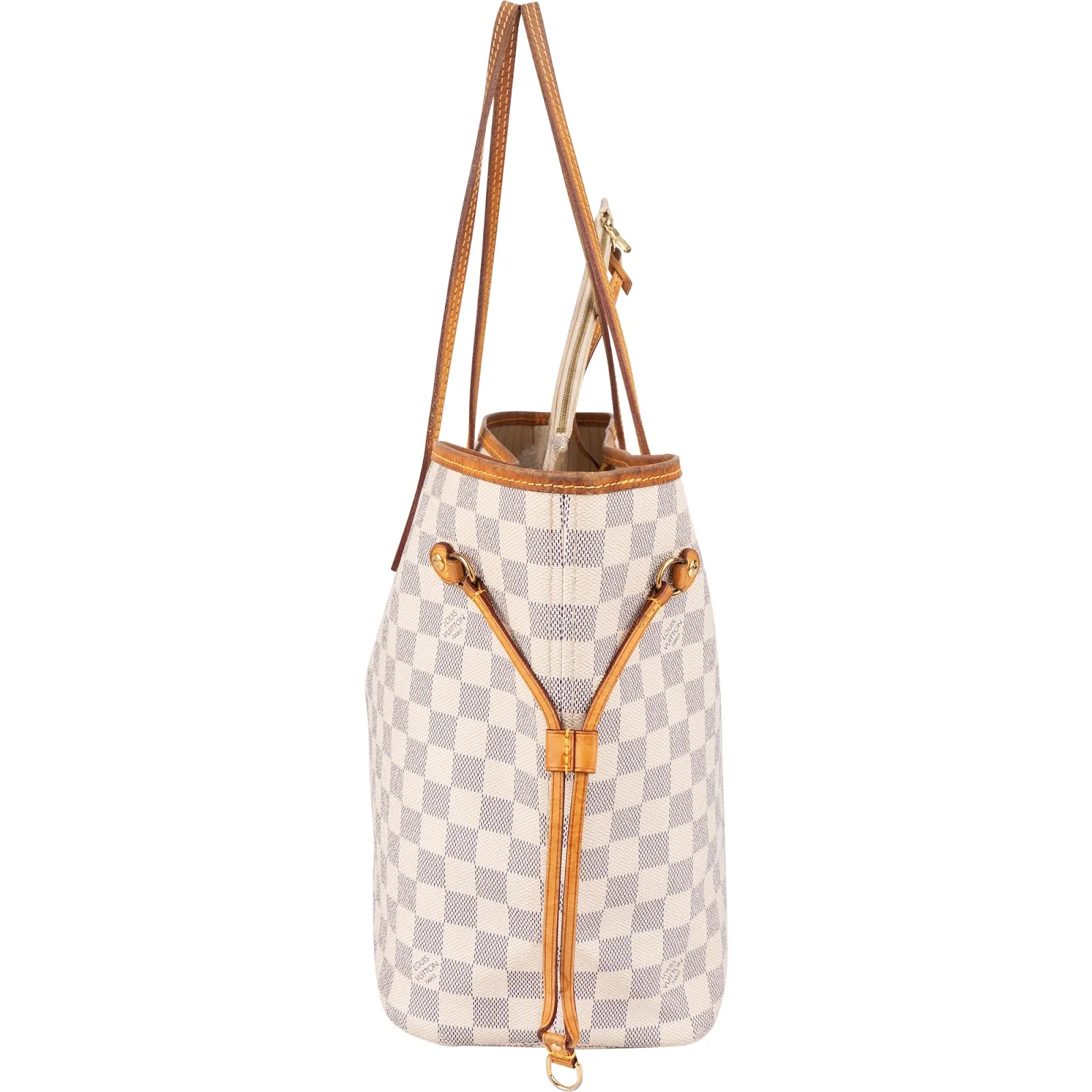 Louis Vuitton Monogram Damier Azur Canvas Neverfull MM Shopper