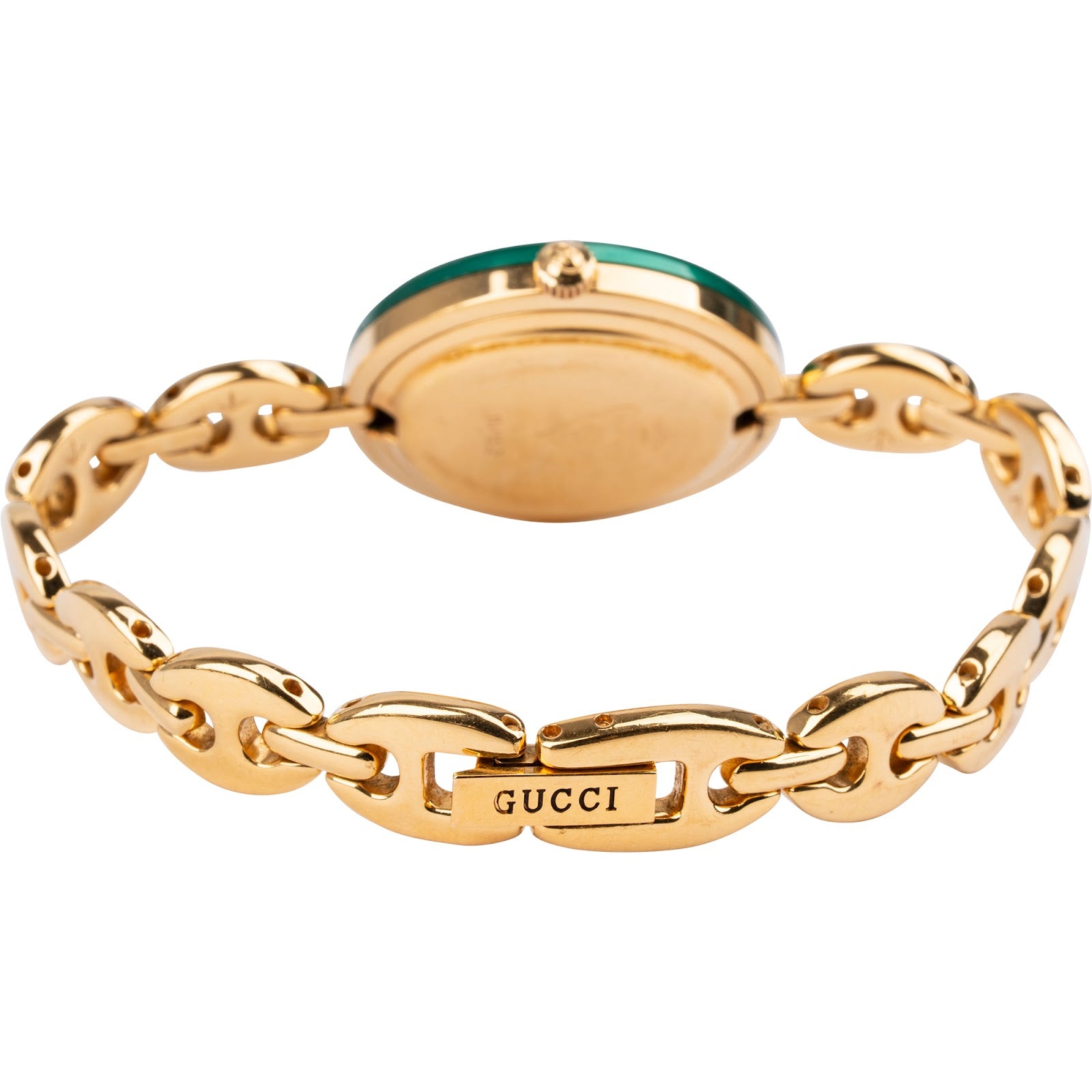 Gucci Gold Tone Change Bezel 11/12.2 Damenuhr