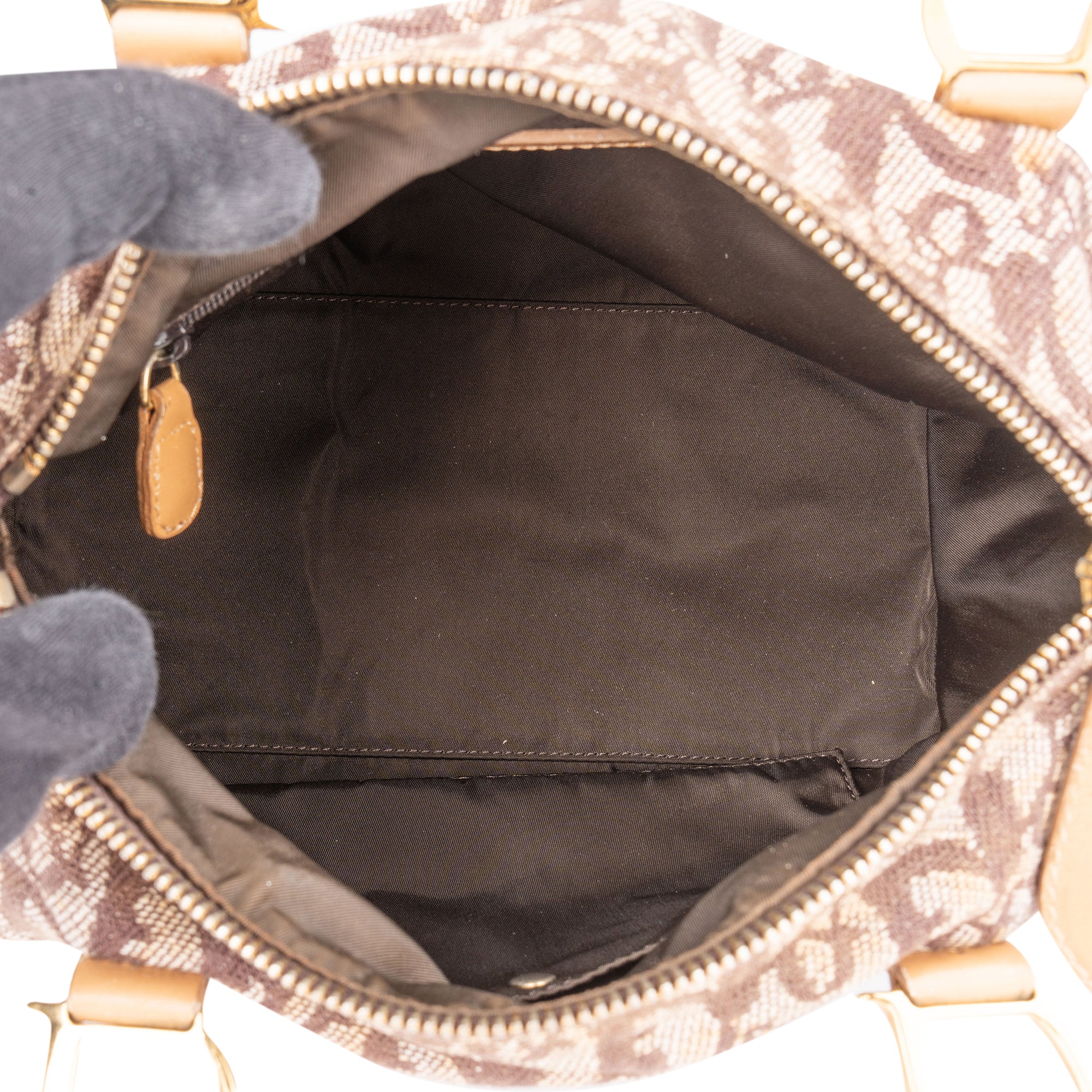 Christian Dior Trotter Monogram Boston Bag