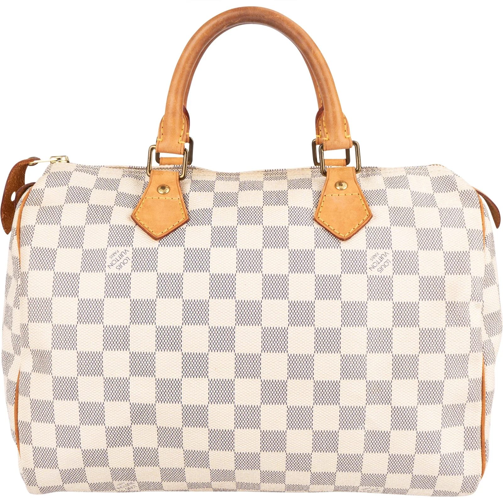 Louis Vuitton Monogram Damier Azur Canvas Speedy 30 Boston Bag