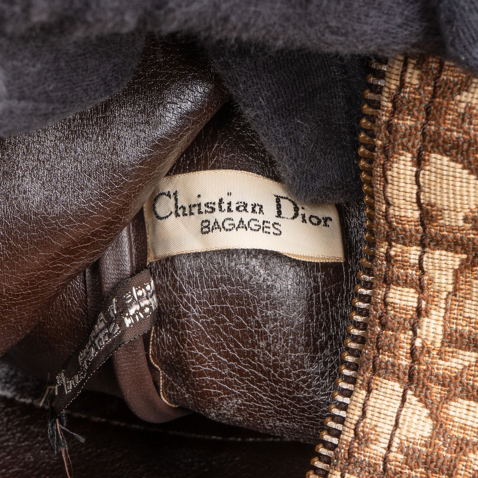 Christian Dior Trotter Monogram Boston Bag 40