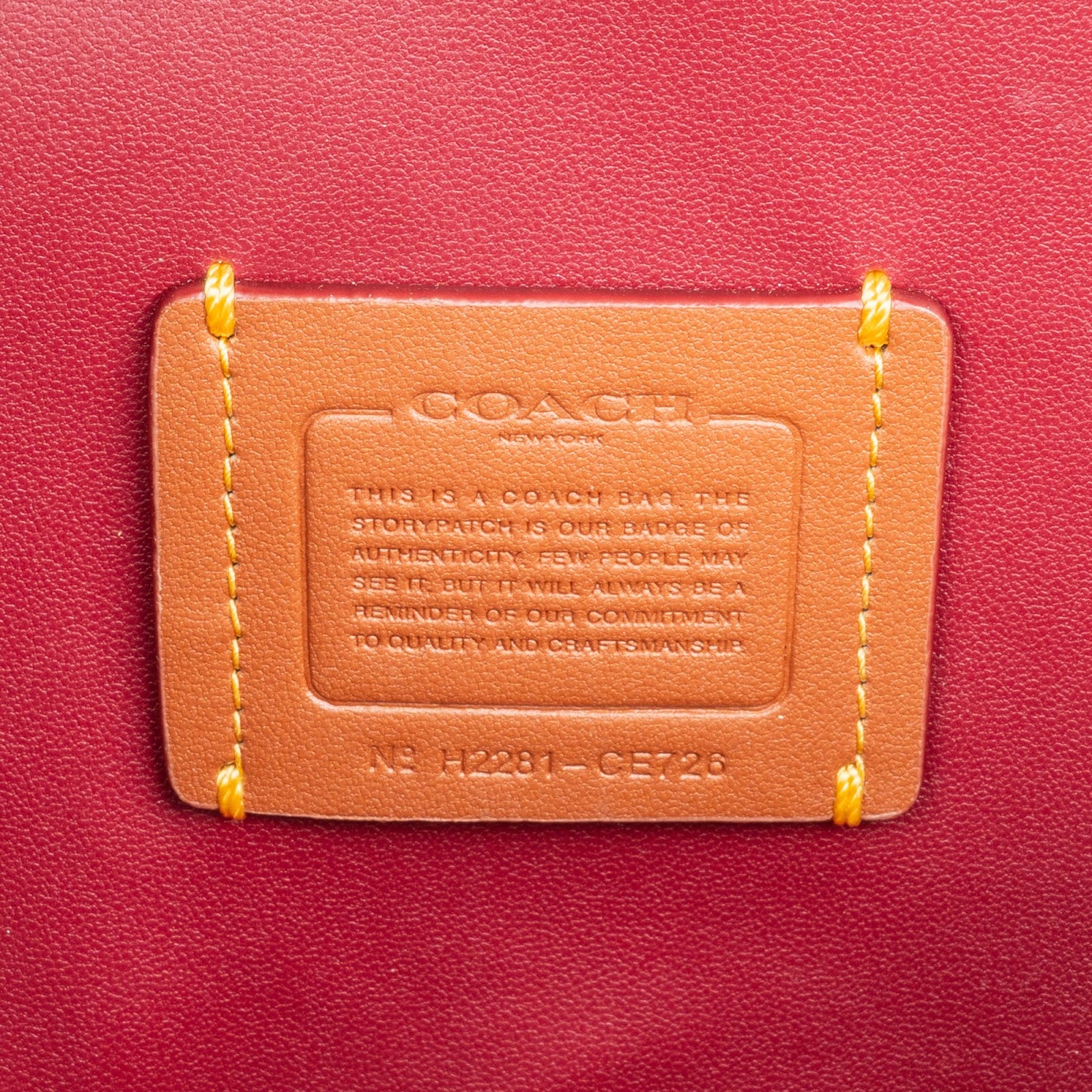 Coach Monogram Signature Canvas Heart Crossbody Bag