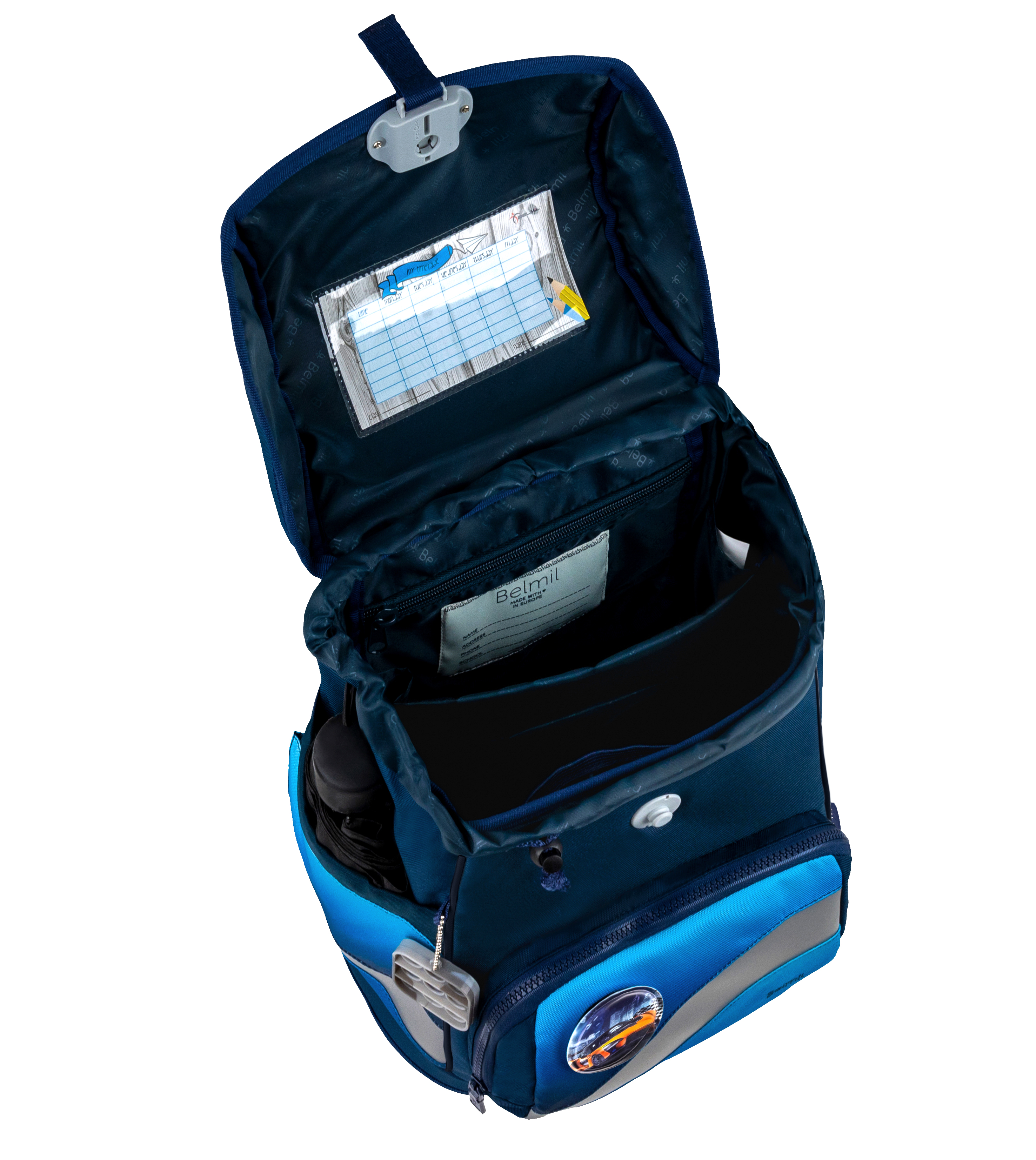 Smarty Plus 5-piece satchel set - Blue Navy