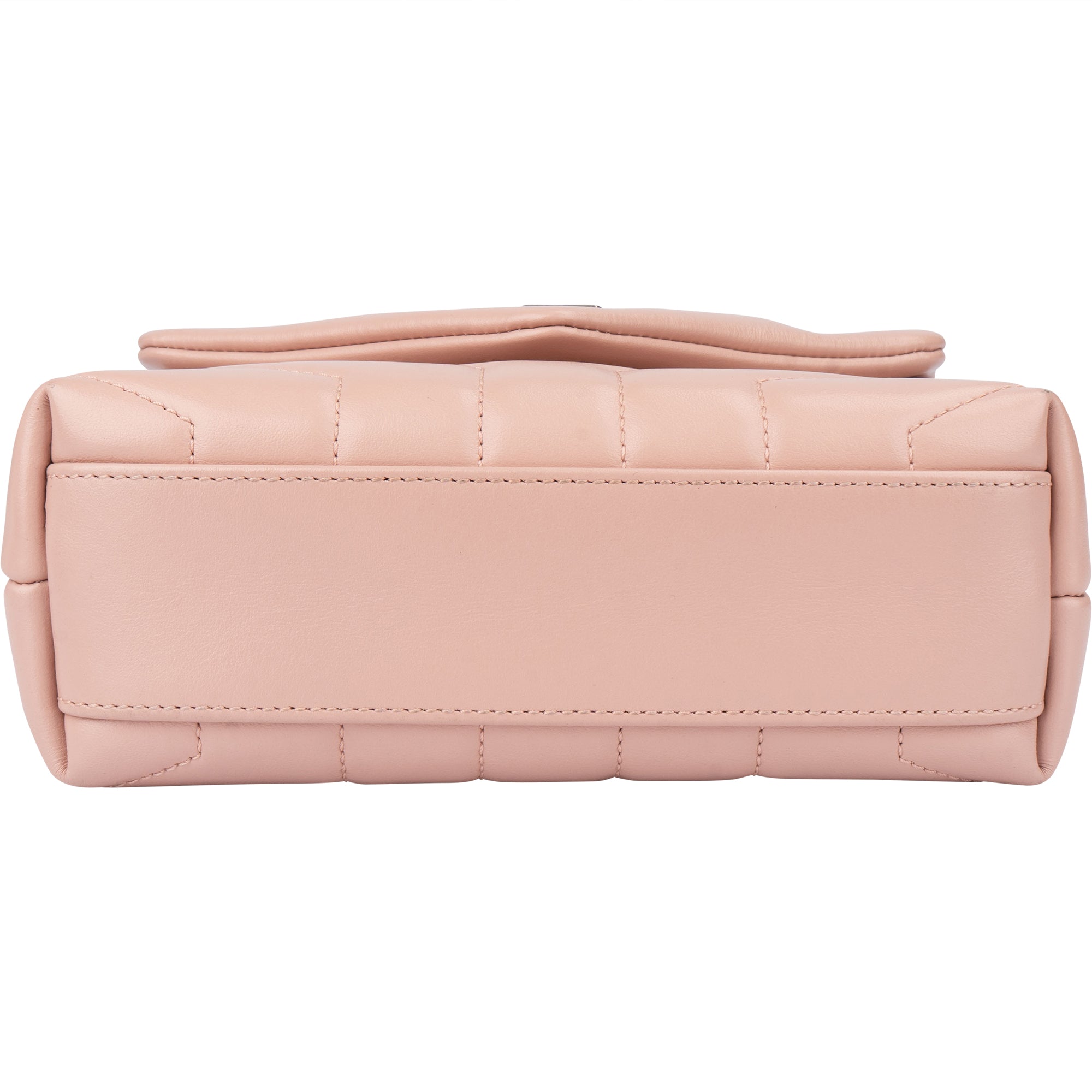 Saint Laurent Rose Leather Lou Lou Crossbody Bag