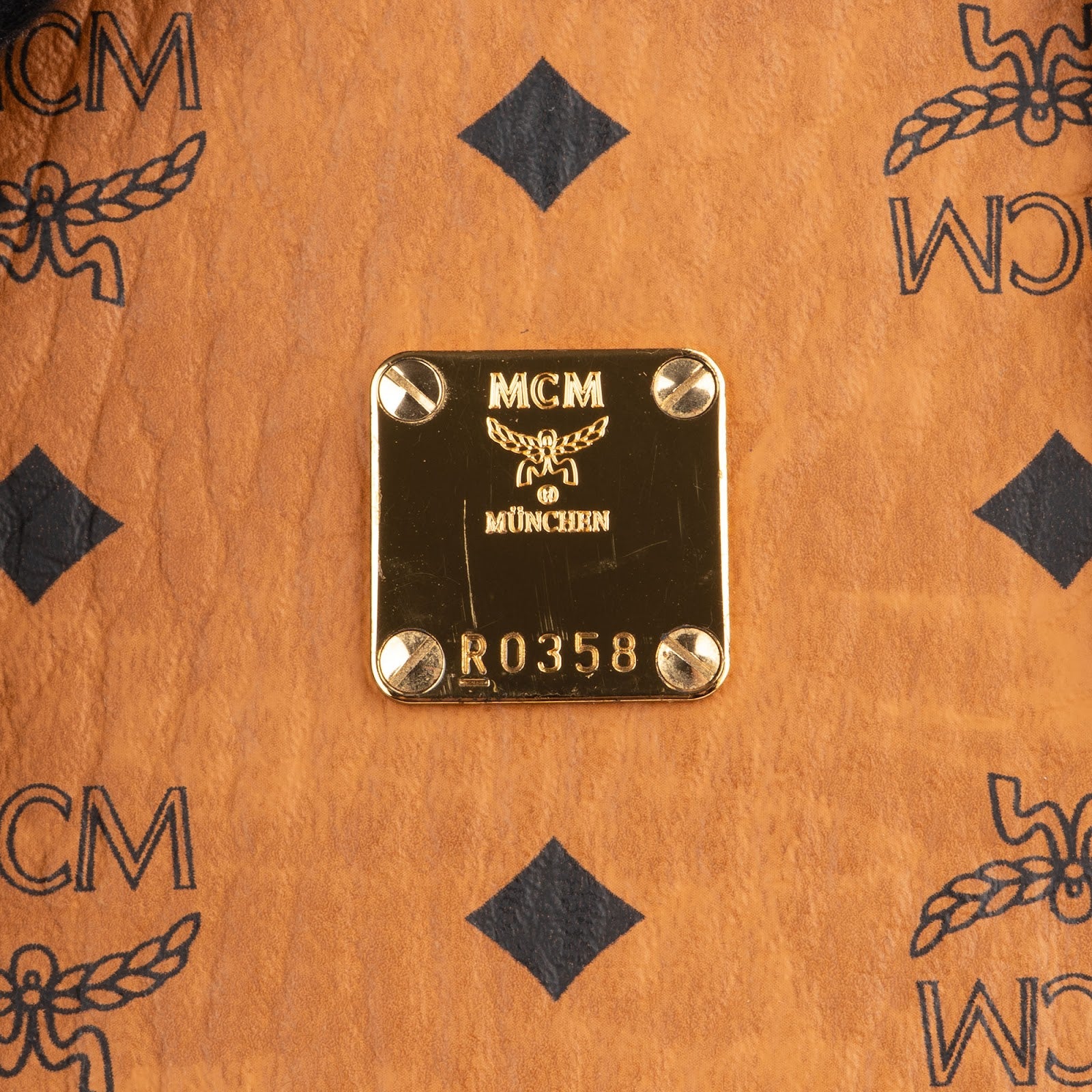 MCM Monogram Visetos Aren Mini Shopper