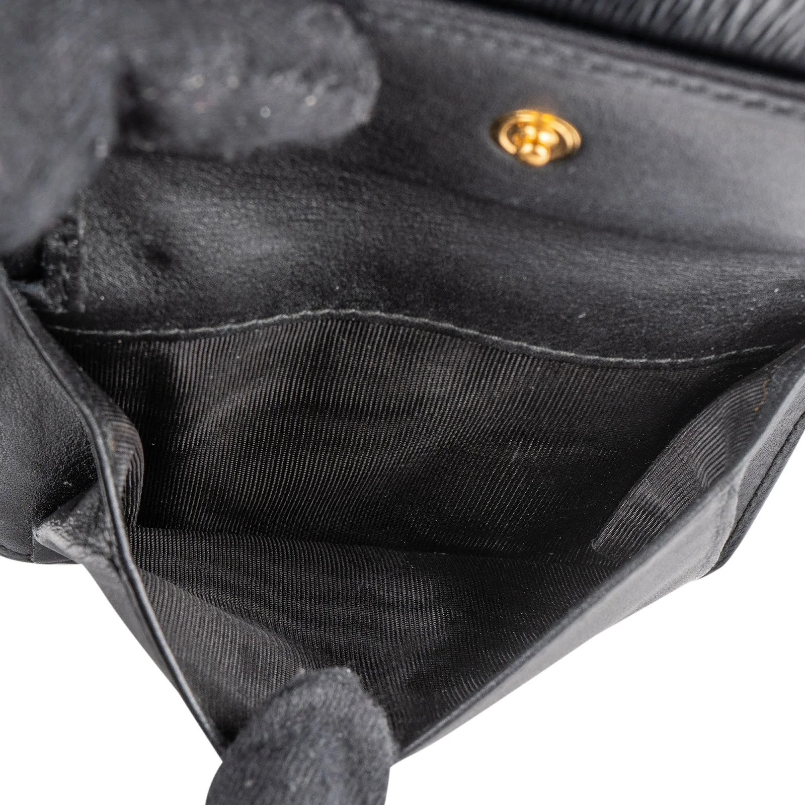 Prada Vitello Move Leather Small Trifold Wallet