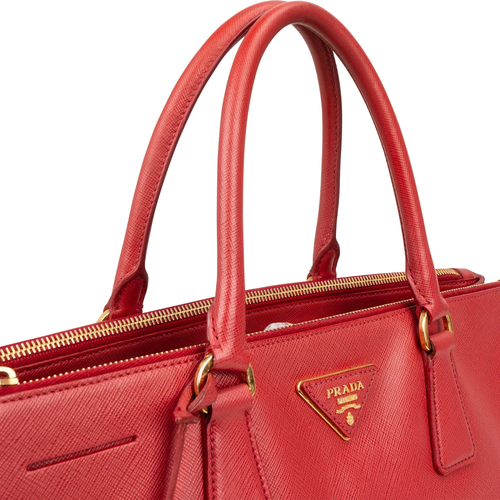 Prada Saffiano Vernice Galleria Handbag