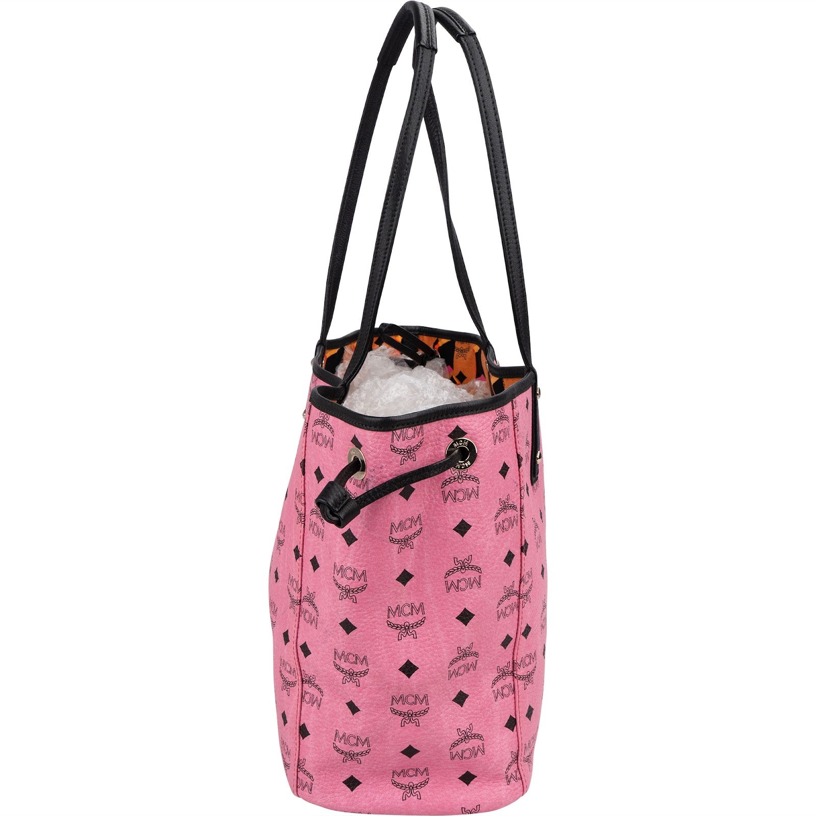MCM Monogram Visetos Liz Reversible Shopper