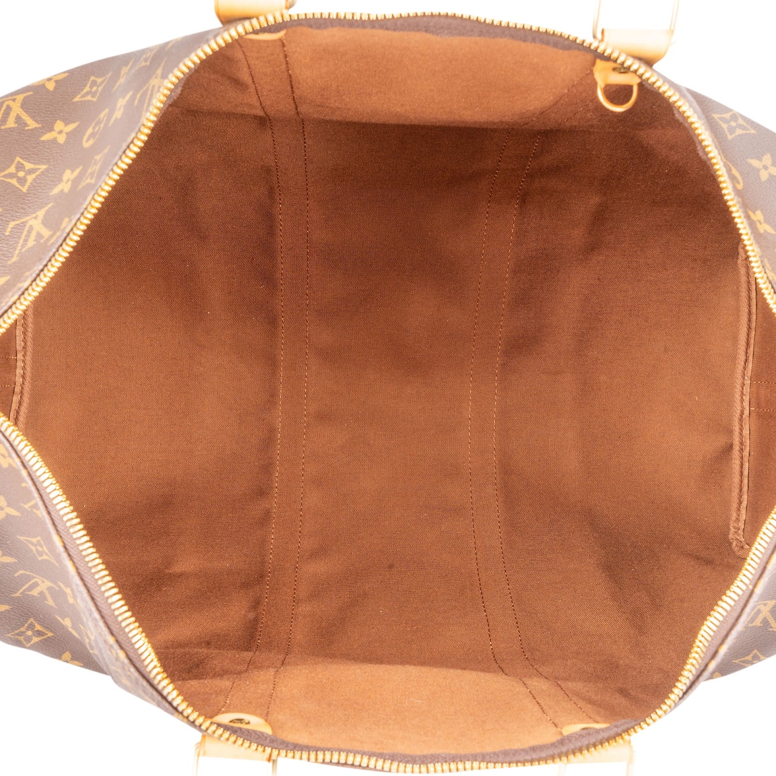Louis Vuitton Monogram Canvas Keepall 50 Shoulder Strap Travel Bag