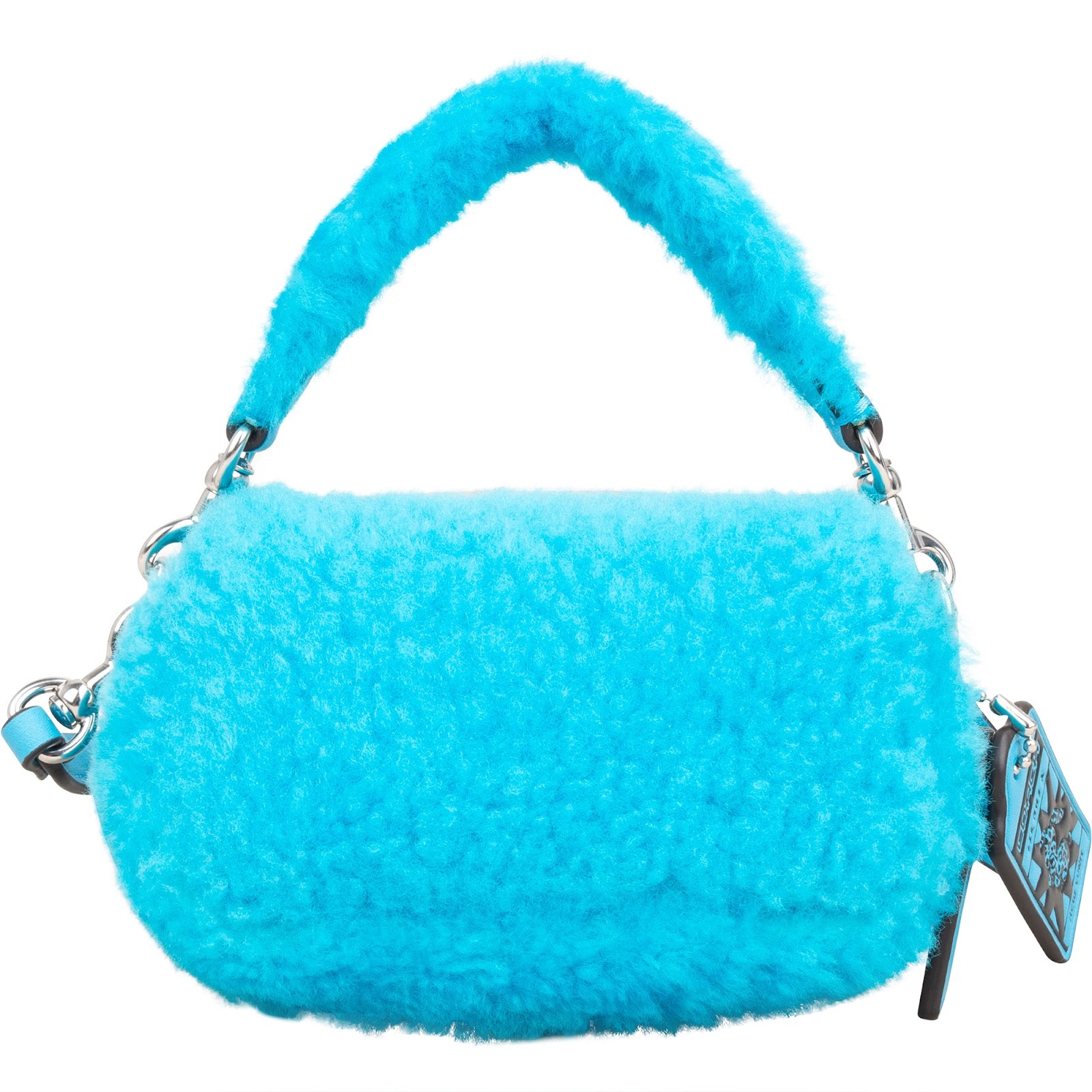 Coach Shearling Limited Lil Nas X Edition Micro Tabby Crossbody Bag
