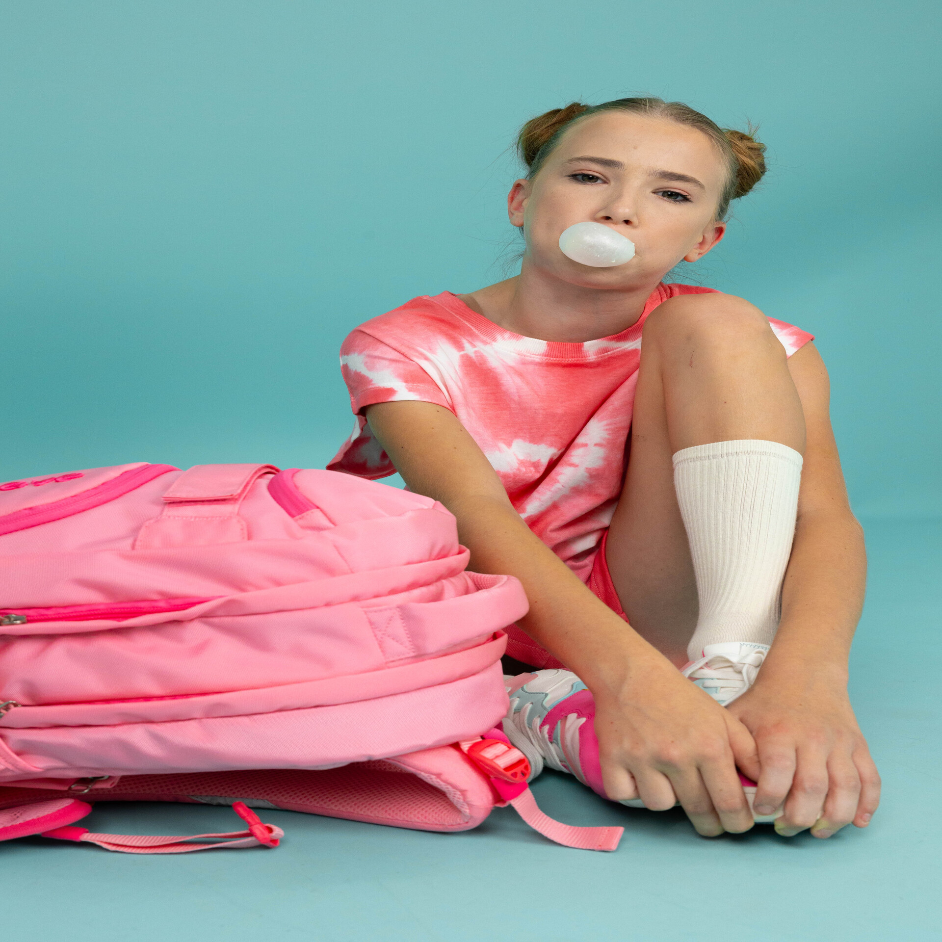 Plecak szkolny Infinity Move - pudrowy róż