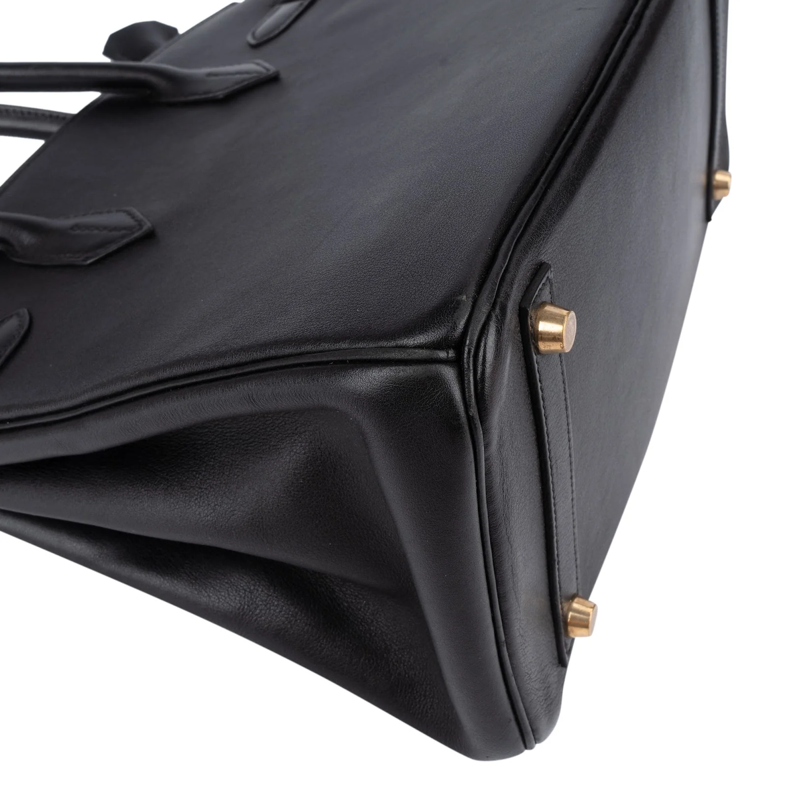 Hermès Noir Swift Leather Birkin 30 Handbag