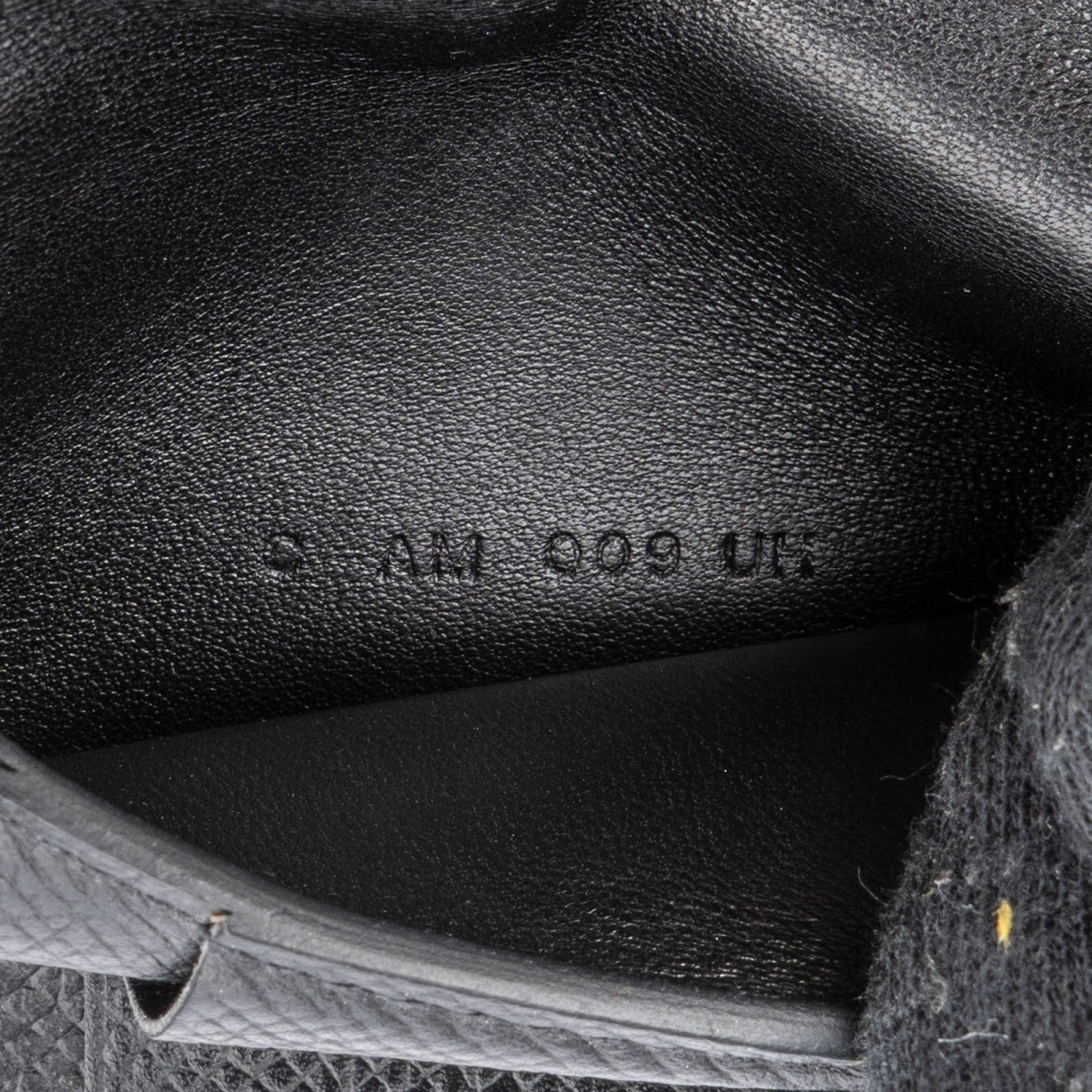 Hermès Noir Epsom Leather Card Holder Wallet