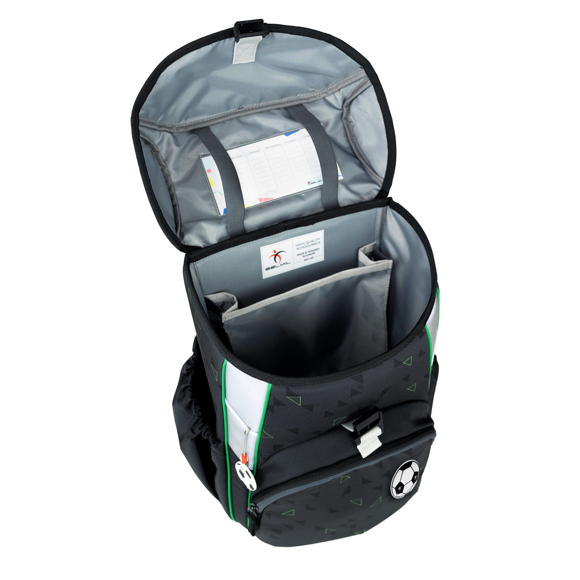 Belmil Maxi ergonomisches Schulranzen-Set 5-teilig "Striker X"