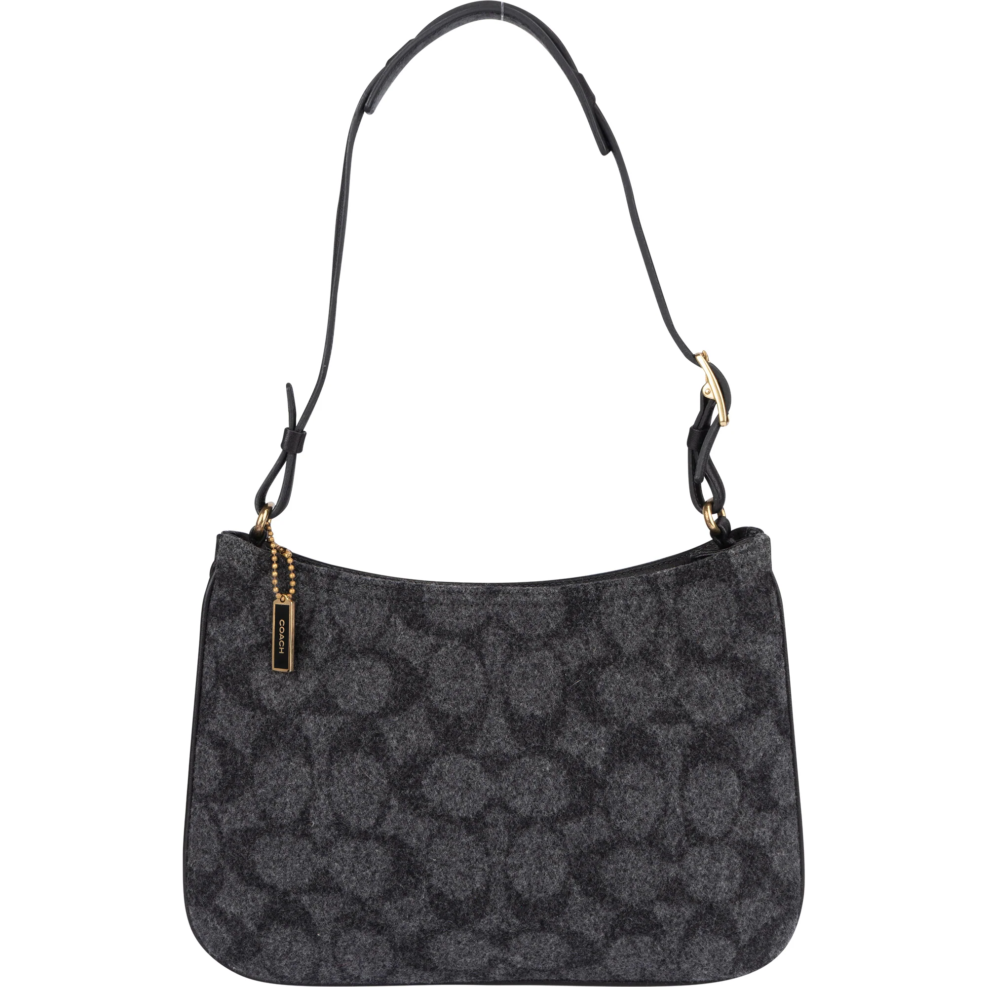 Coach Wool Monogram Penelope Shoulder Bag
