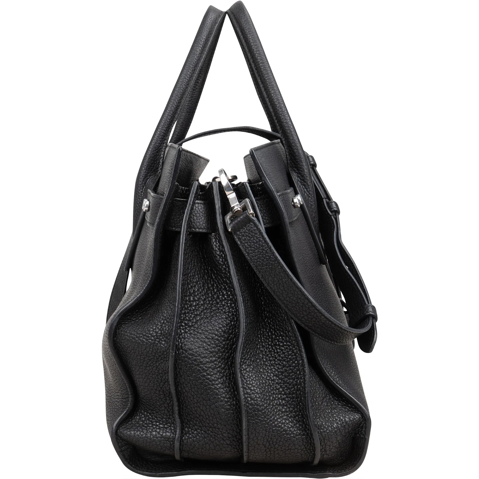 Saint Laurent Grained Leather Sac de Jour Handbag