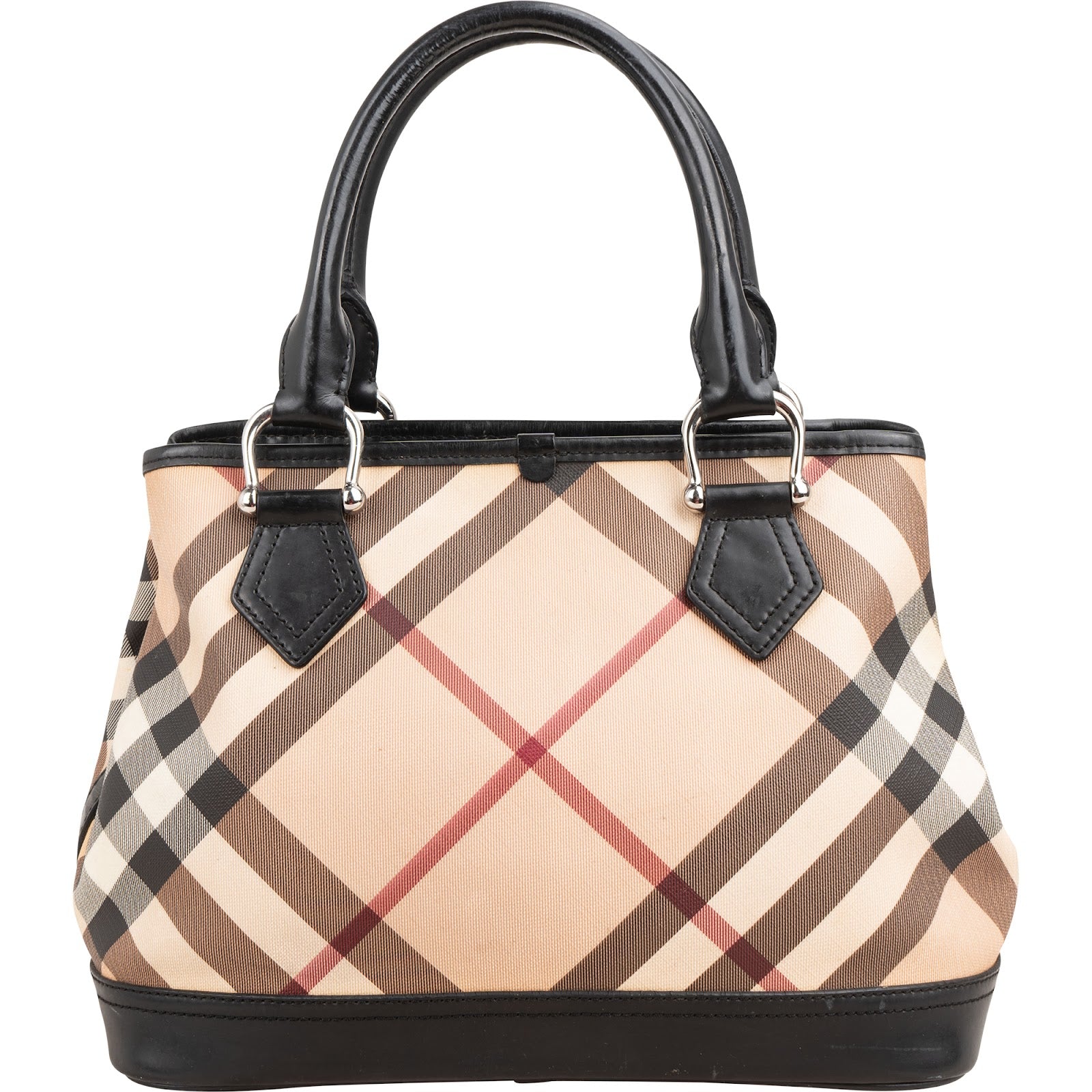 Burberry - Nova-Check Monogram Handbag