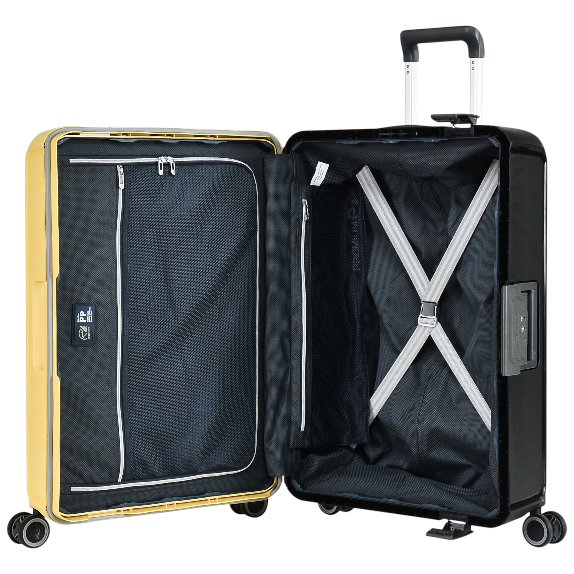 VERTICA Trolley M Special Edition (68cm) - schwarz/gelb
