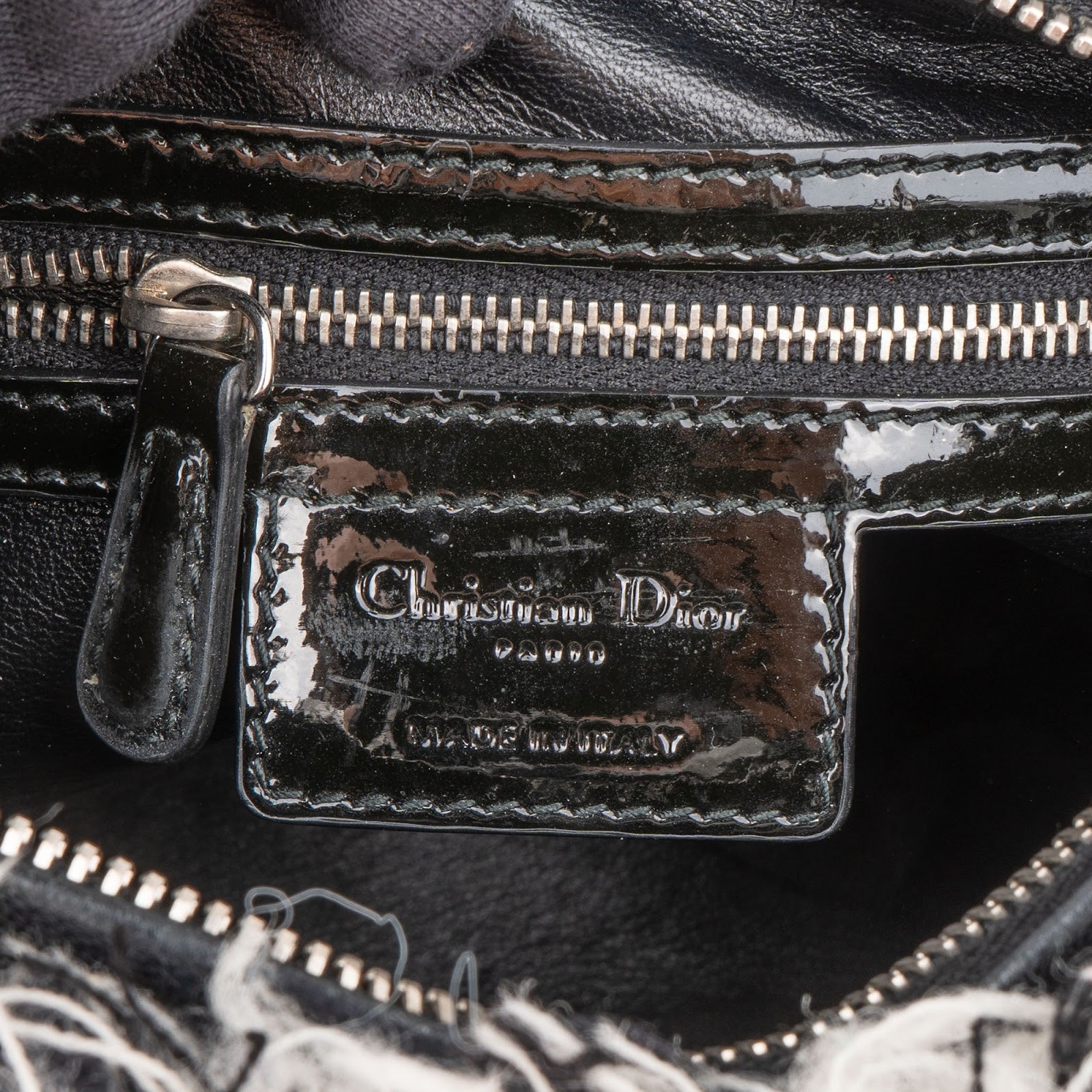 Sac à main Lady Dior en tweed multicolore de Dior