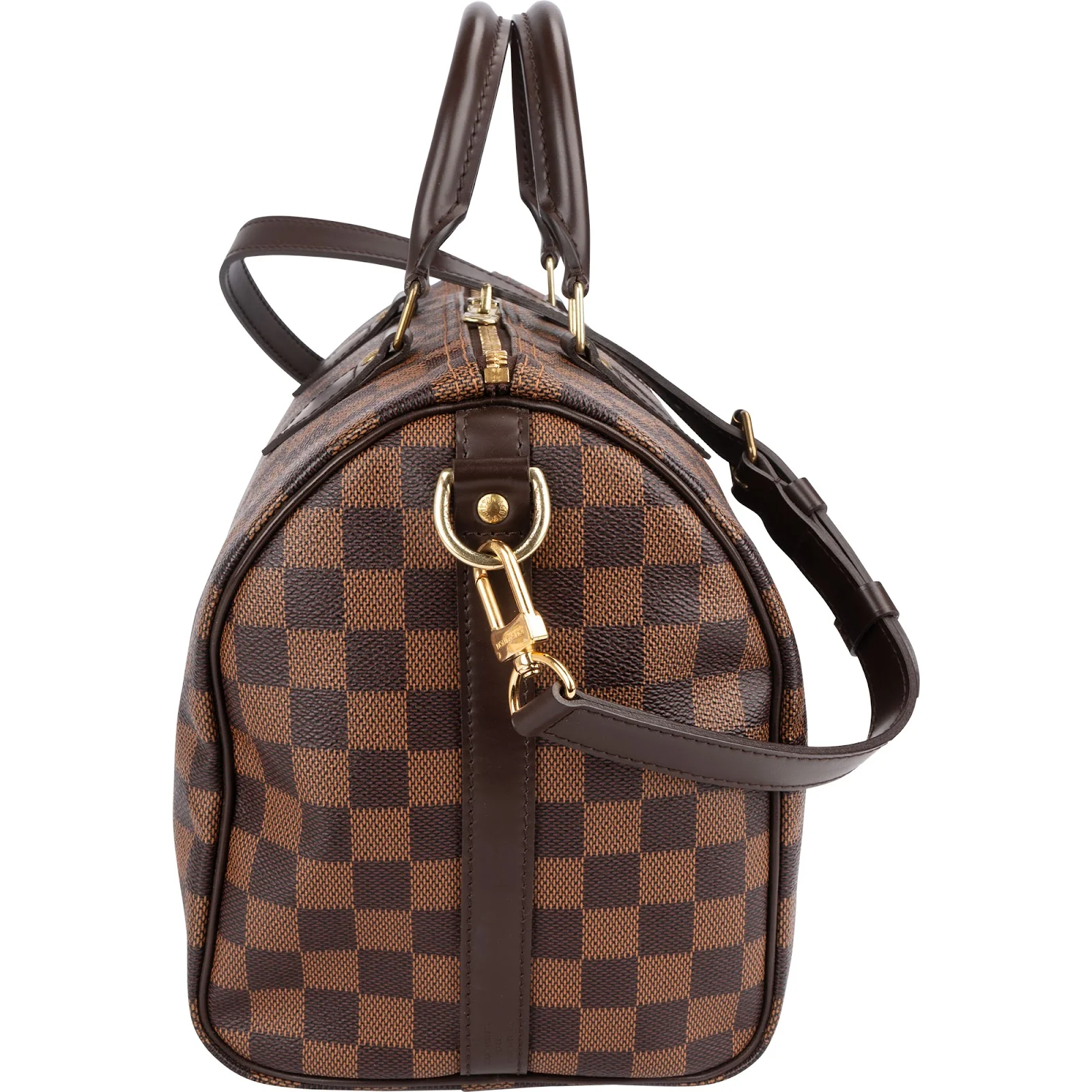 Louis Vuitton Monogram Damier Ebene Speedy 30 Bandoulière Boston Bag