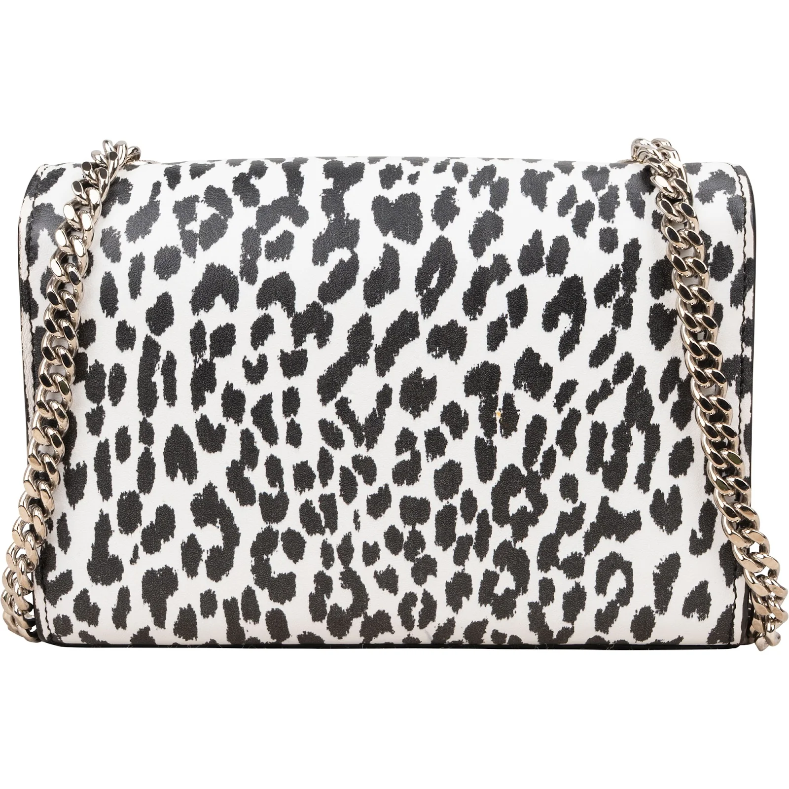 Saint Laurent Leopard Print Mini Kate Crossbody Bag