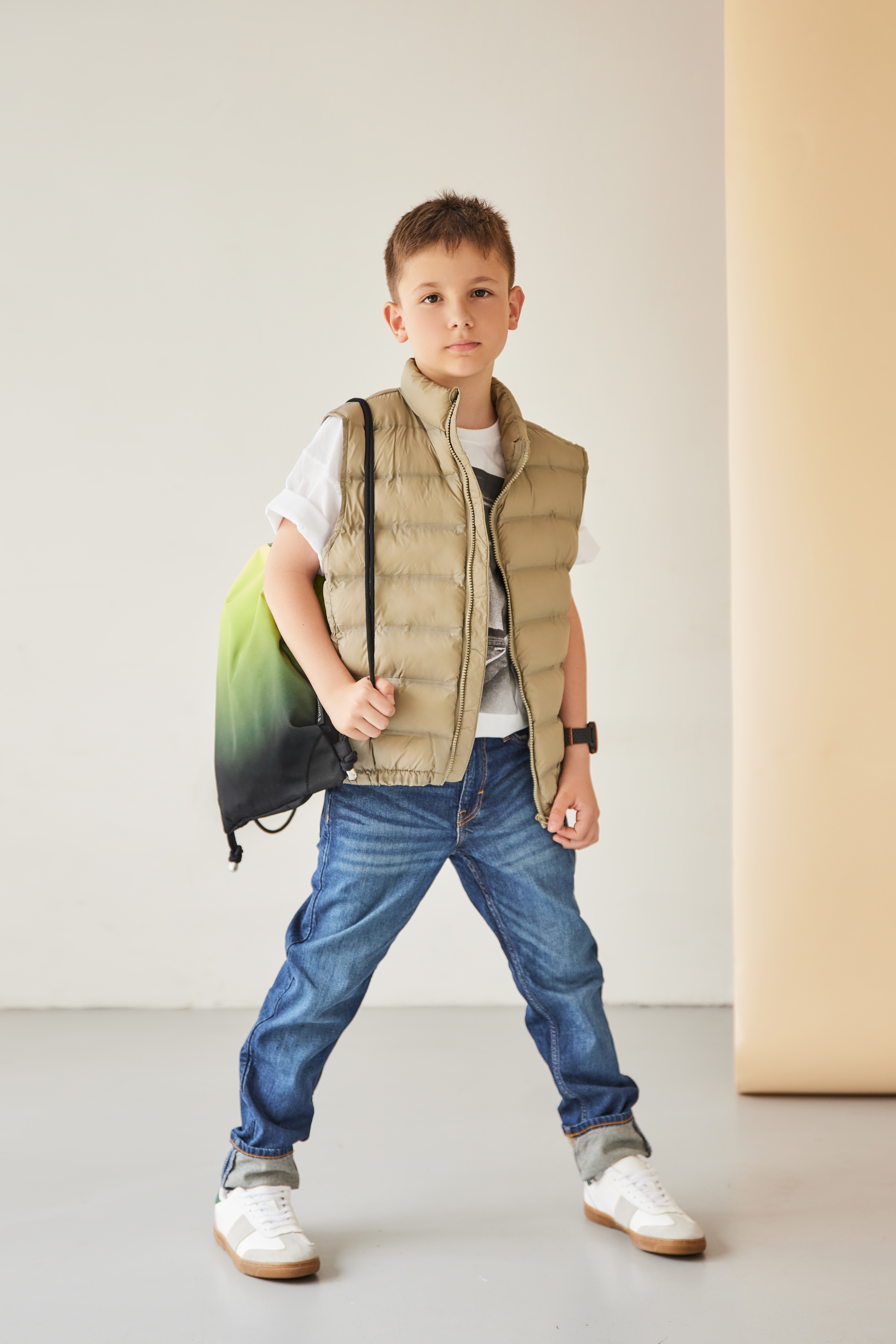 Compact Plus 5-piece satchel set - Black Green