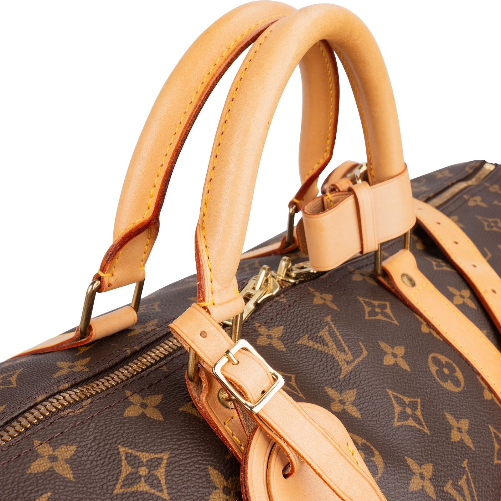 Louis Vuitton Monogram Canvas Keepall 60 Bandoulière Travel Bag
