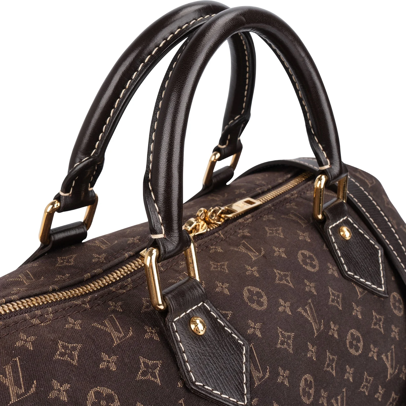 Louis Vuitton Monogram Mini Lin Idylle Speedy 30 Bandoulière Boston Bag