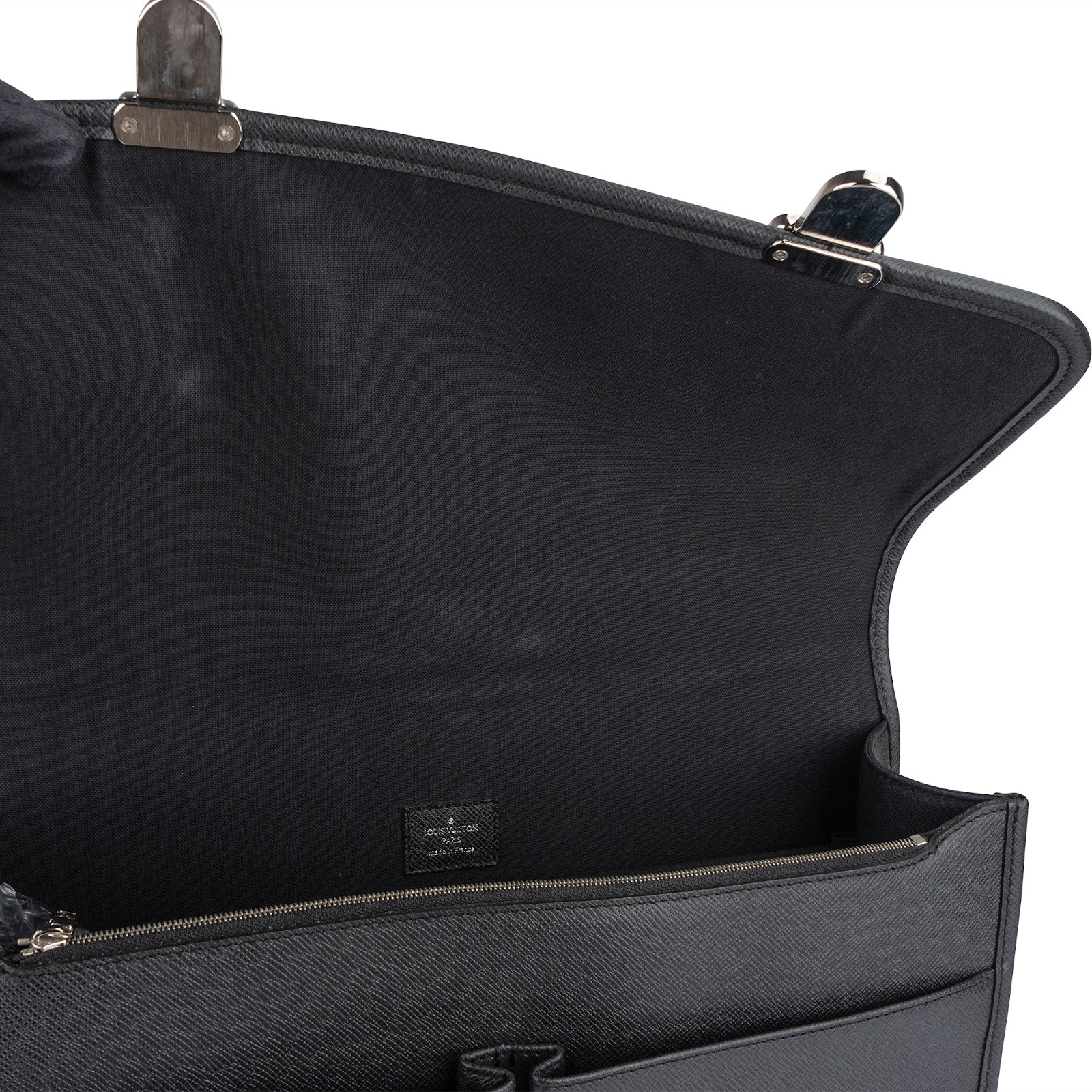 Louis Vuitton Noir Taiga Leather Alexei Anton Business Tasche